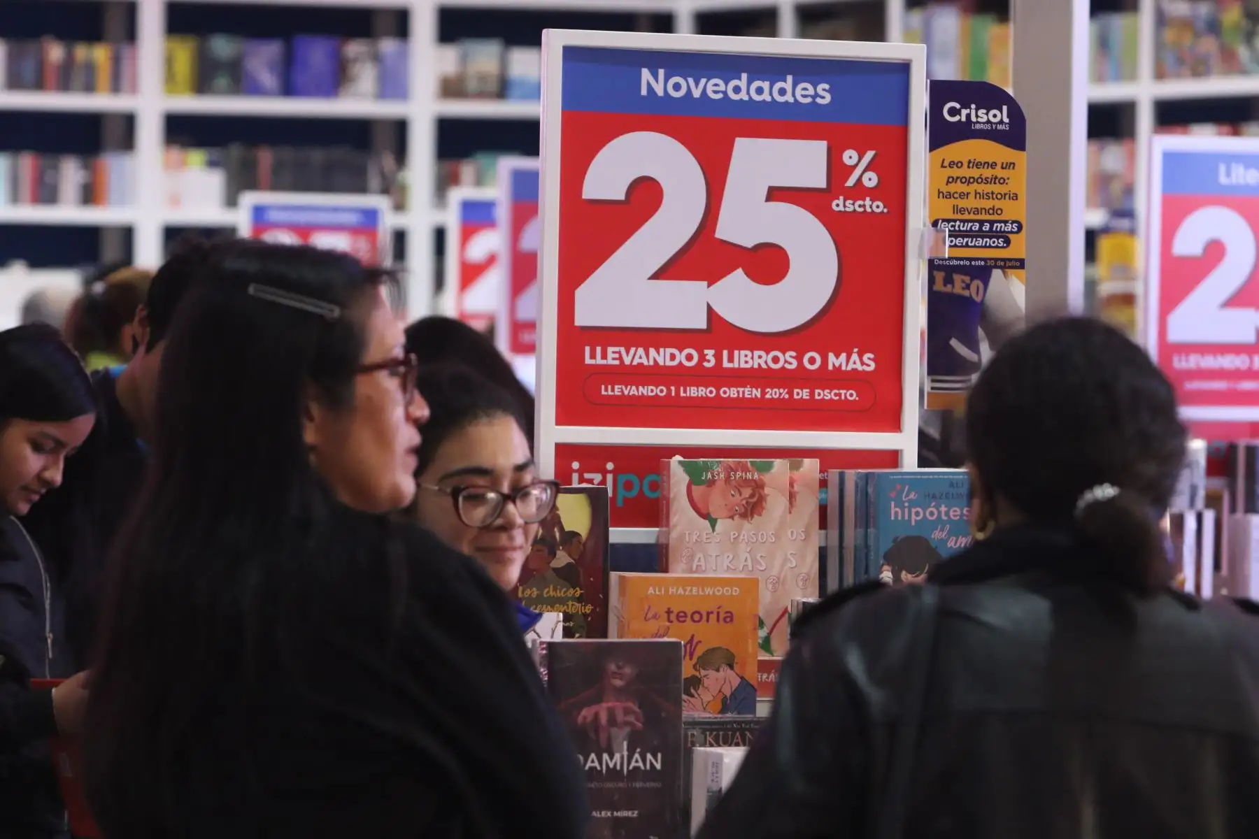 Feria Internacional del Libro.FOTO:ANDINA/Hector Vinces.