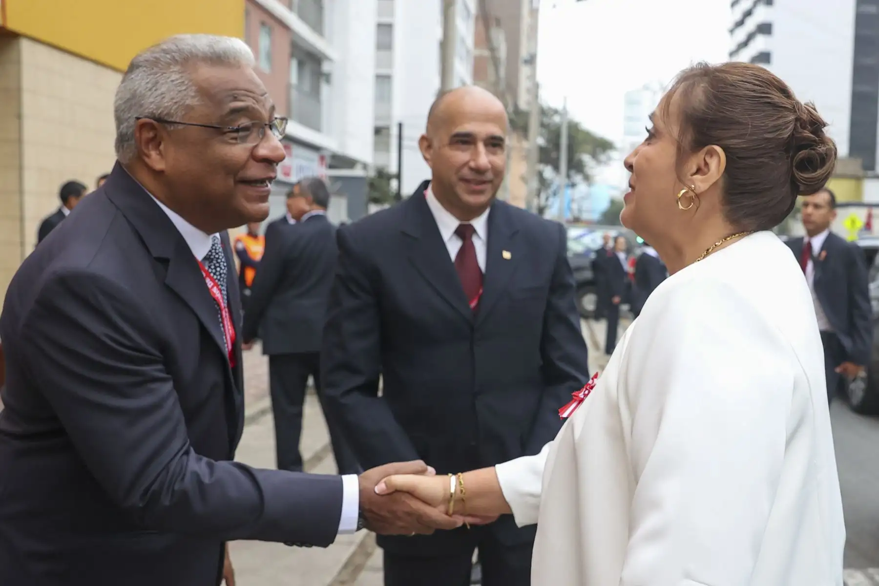 Presidenta de la república, Dina Boluarte, participa en la ceremonia de Acción de Gracias por el Perú organizada por las Iglesias Cristianas Evangélicas del Perú. Foto: ANDINA/ Prensa Presidencia
