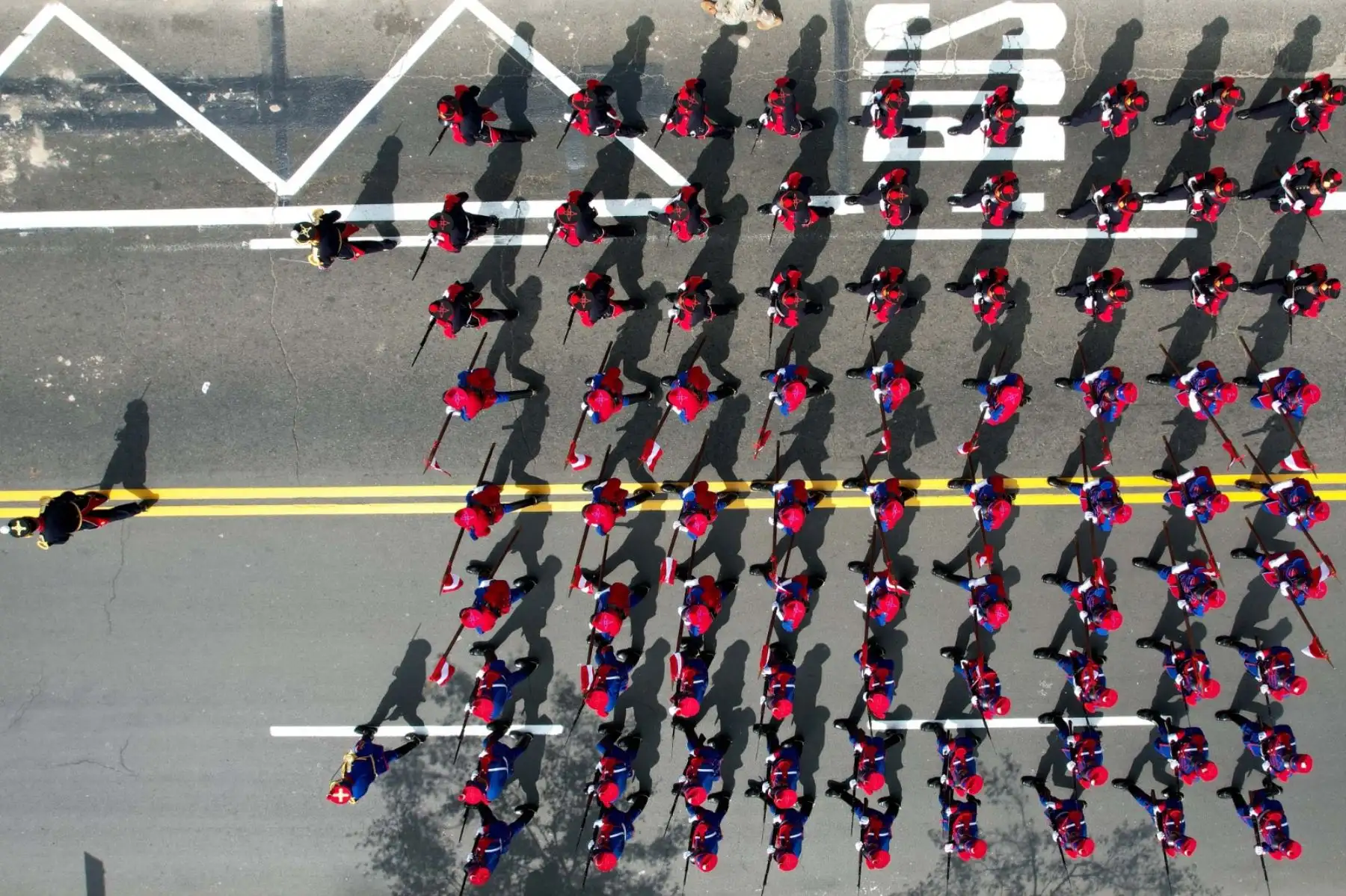 Gran Parada y Desfile Cívico Militar 2023 que se realiza en la emblemática Avenida Brasil, como parte de los actos conmemorativos por el 202 aniversario de la Independencia Nacional del Perú. 
Foto: ANDINA/Daniel Bracamonte