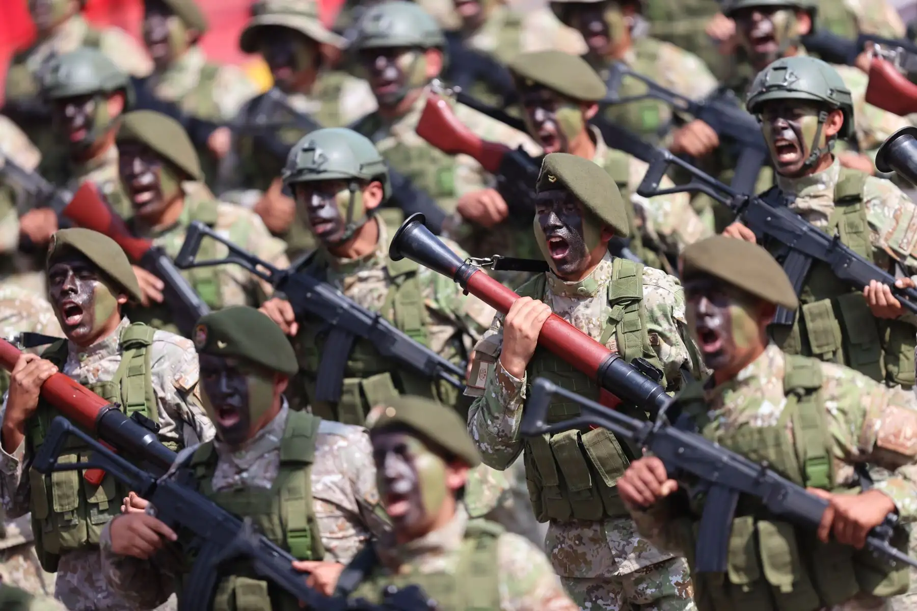 Ejercito del Perú, en la Gran Parada y Desfile Cívico Militar 2023 que se realiza en la emblemática Avenida Brasil, como parte de los actos conmemorativos por el 202 aniversario de la Independencia Nacional del Perú. 
Foto: ANDINA/ Andrés Valle