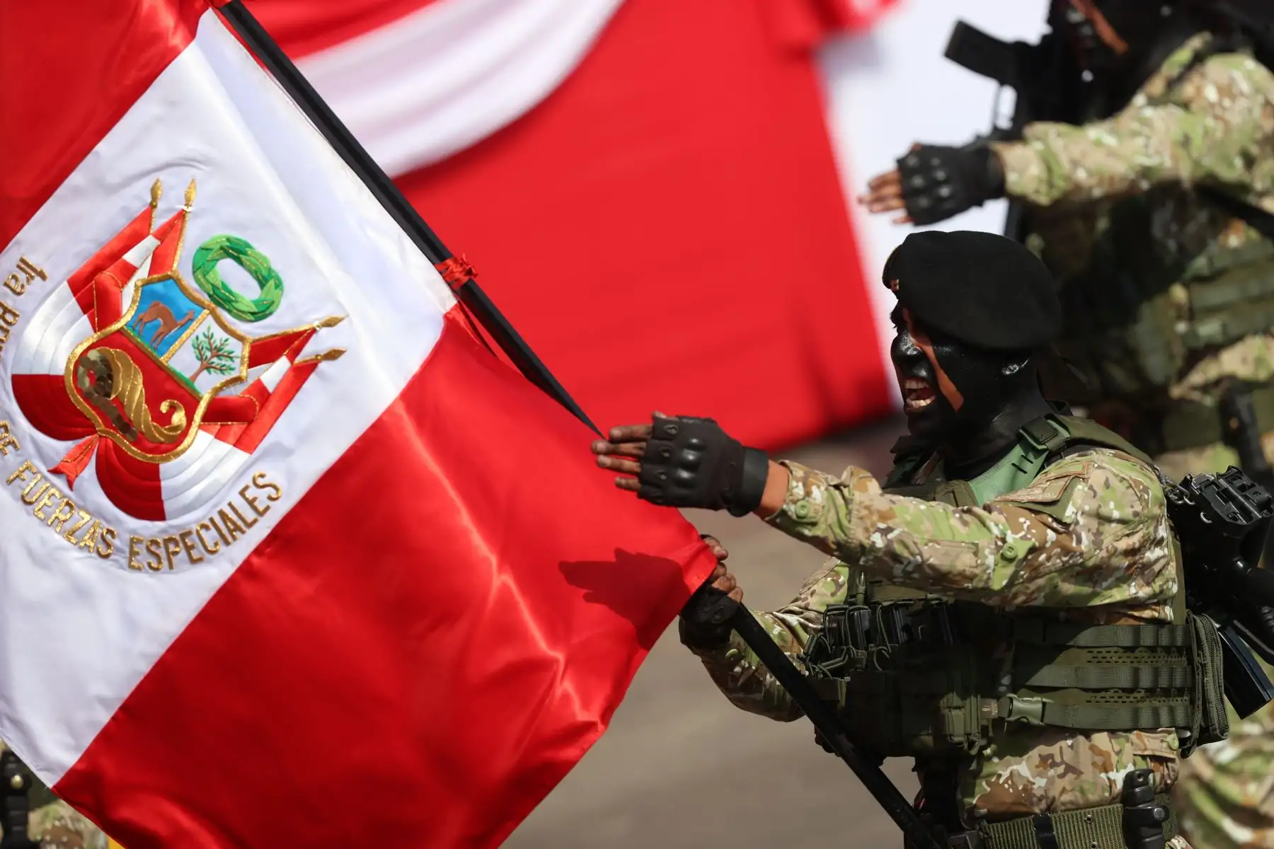 Ejercito del Perú, en la Gran Parada y Desfile Cívico Militar 2023 que se realiza en la emblemática Avenida Brasil, como parte de los actos conmemorativos por el 202 aniversario de la Independencia Nacional del Perú. 
Foto: ANDINA/ Andrés Valle