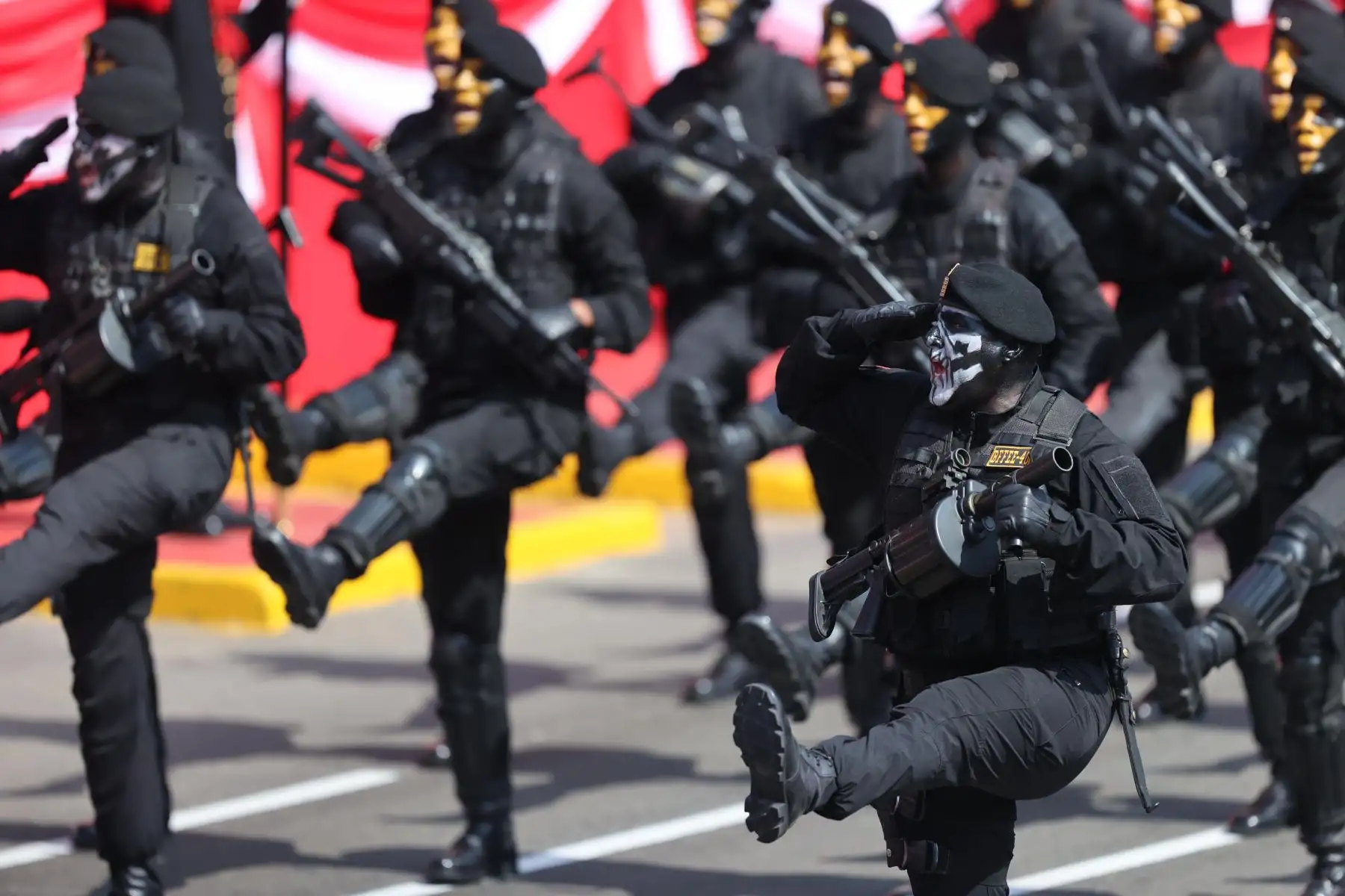 Ejercito del Perú, en la Gran Parada y Desfile Cívico Militar 2023 que se realiza en la emblemática Avenida Brasil, como parte de los actos conmemorativos por el 202 aniversario de la Independencia Nacional del Perú. 
Foto: ANDINA/ Andrés Valle