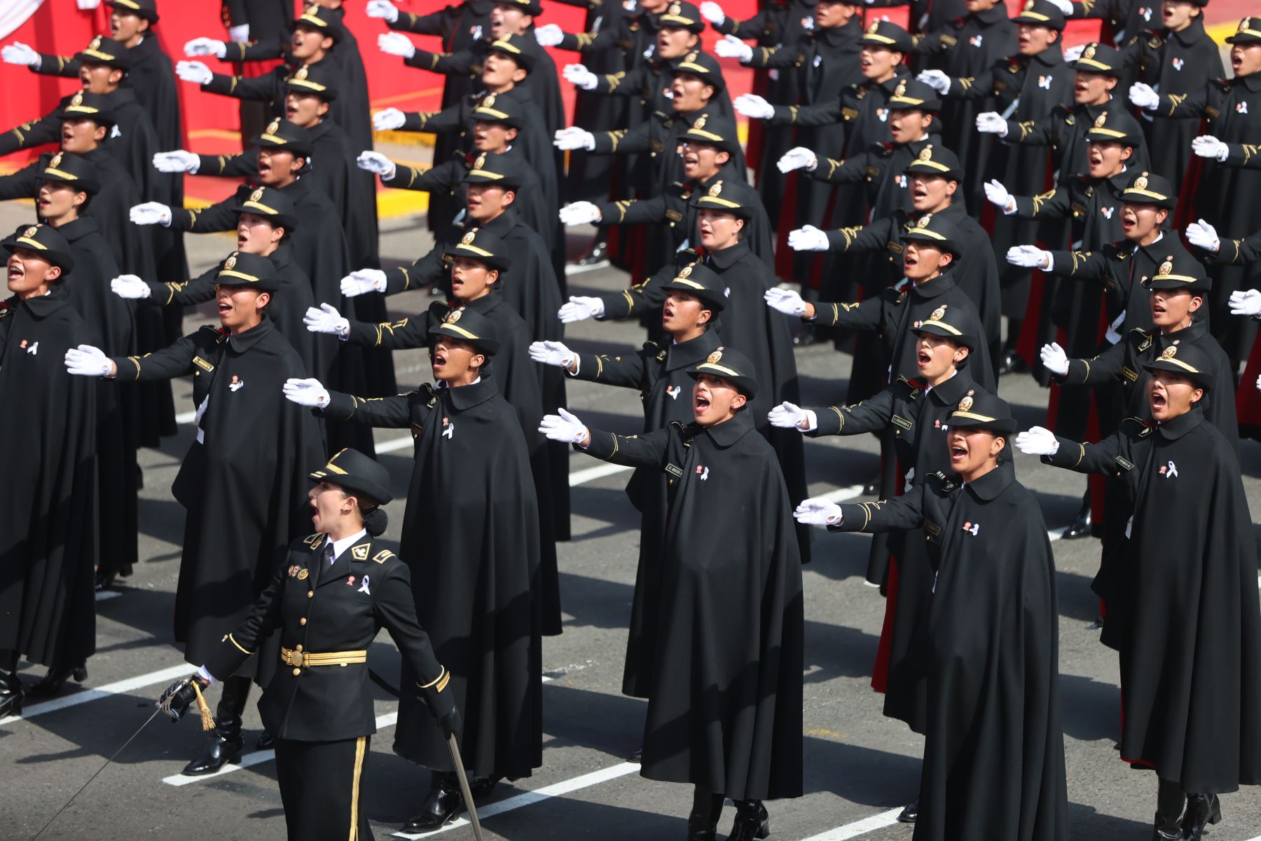 Fiestas Patrias Policía Nacional del Perú en la Gran Parada y Desfile