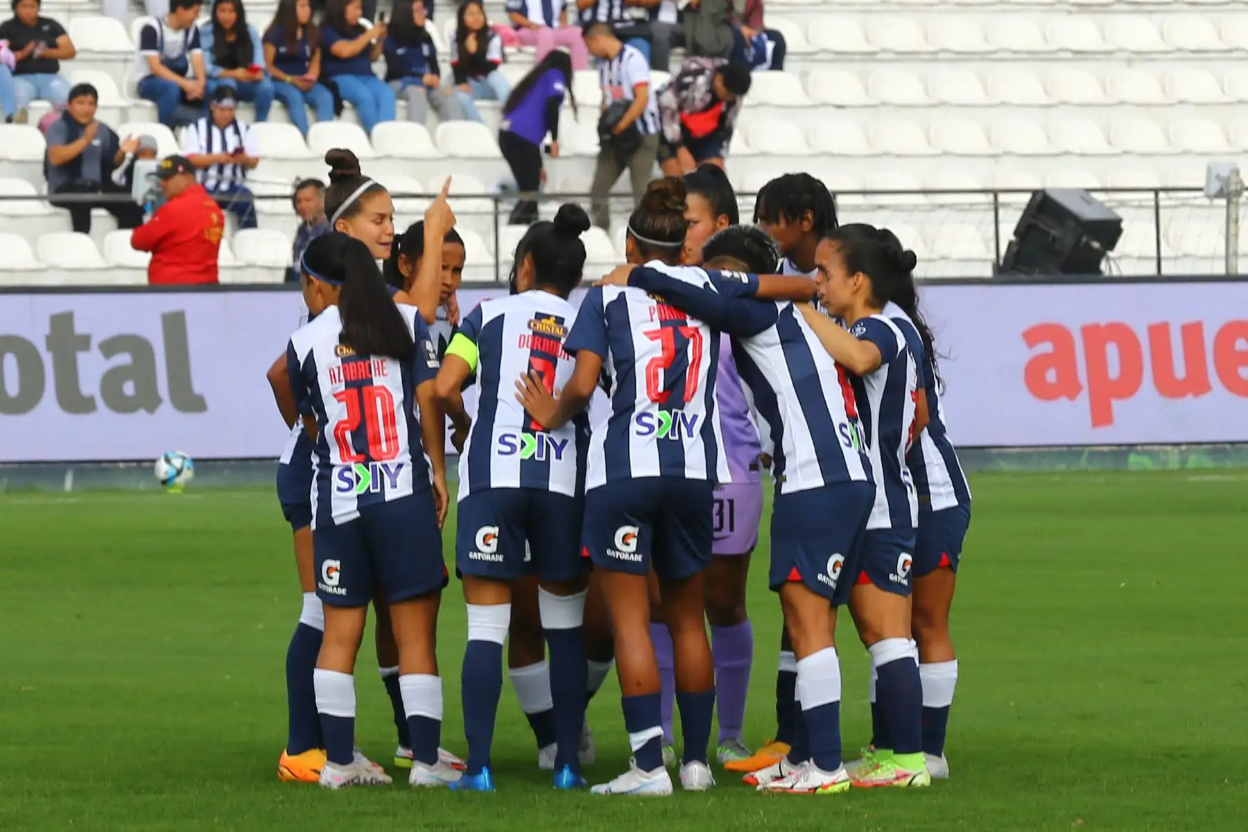 Alianza Lima goleó 4-1 a Universitario por la fecha 4 de los playoffs de la Liga Femenina Perú 2023 en el estadio Alejandro Villanueva. Foto: ANDINA/ Eddy Ramos
