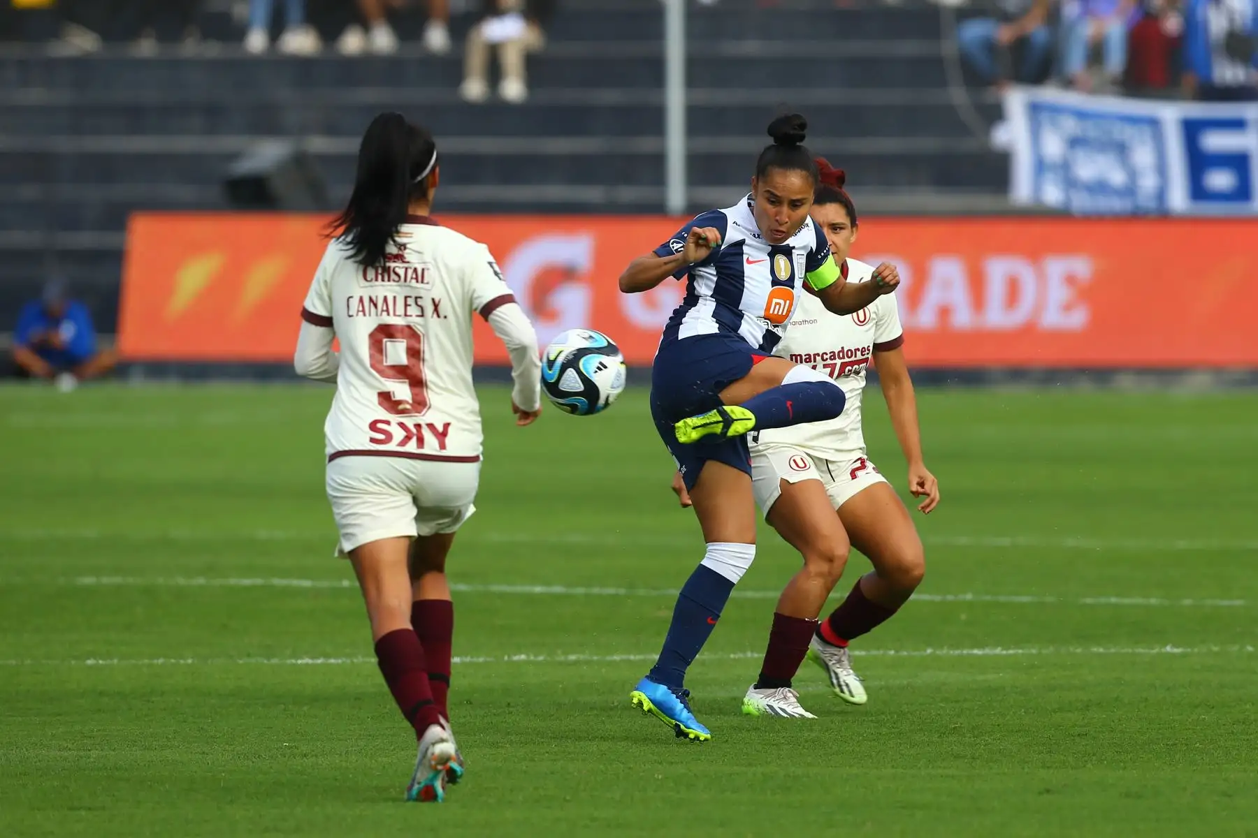 Alianza Lima goleó 4-1 a Universitario por la fecha 4 de los playoffs de la Liga Femenina Perú 2023 en el estadio Alejandro Villanueva. Foto: ANDINA/ Eddy Ramos