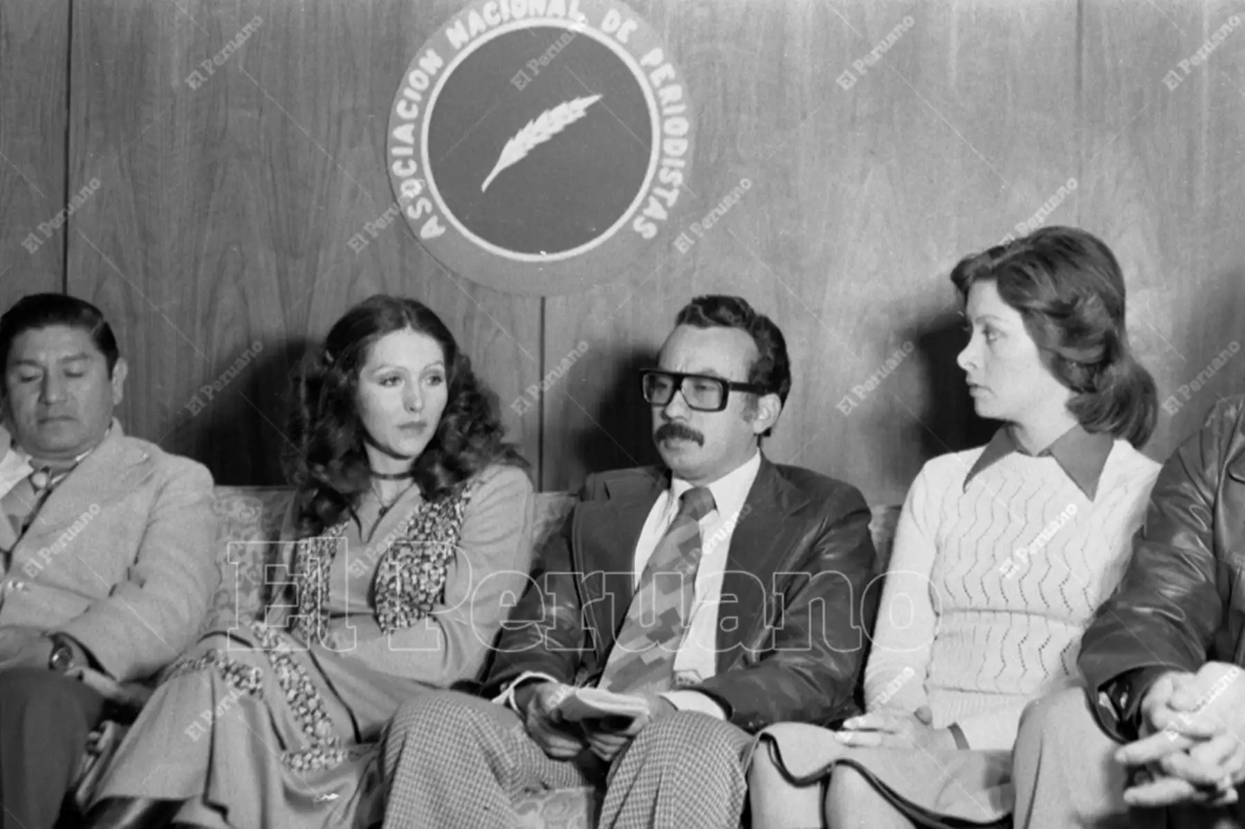 Lima - 27 setiembre 1978 / Roxana Canedo, elegida Señorita Noticia, en la Asociación Nacional de Periodistas del Perú. Foto: Archivo histórico de El Peruano / Norman Córdova