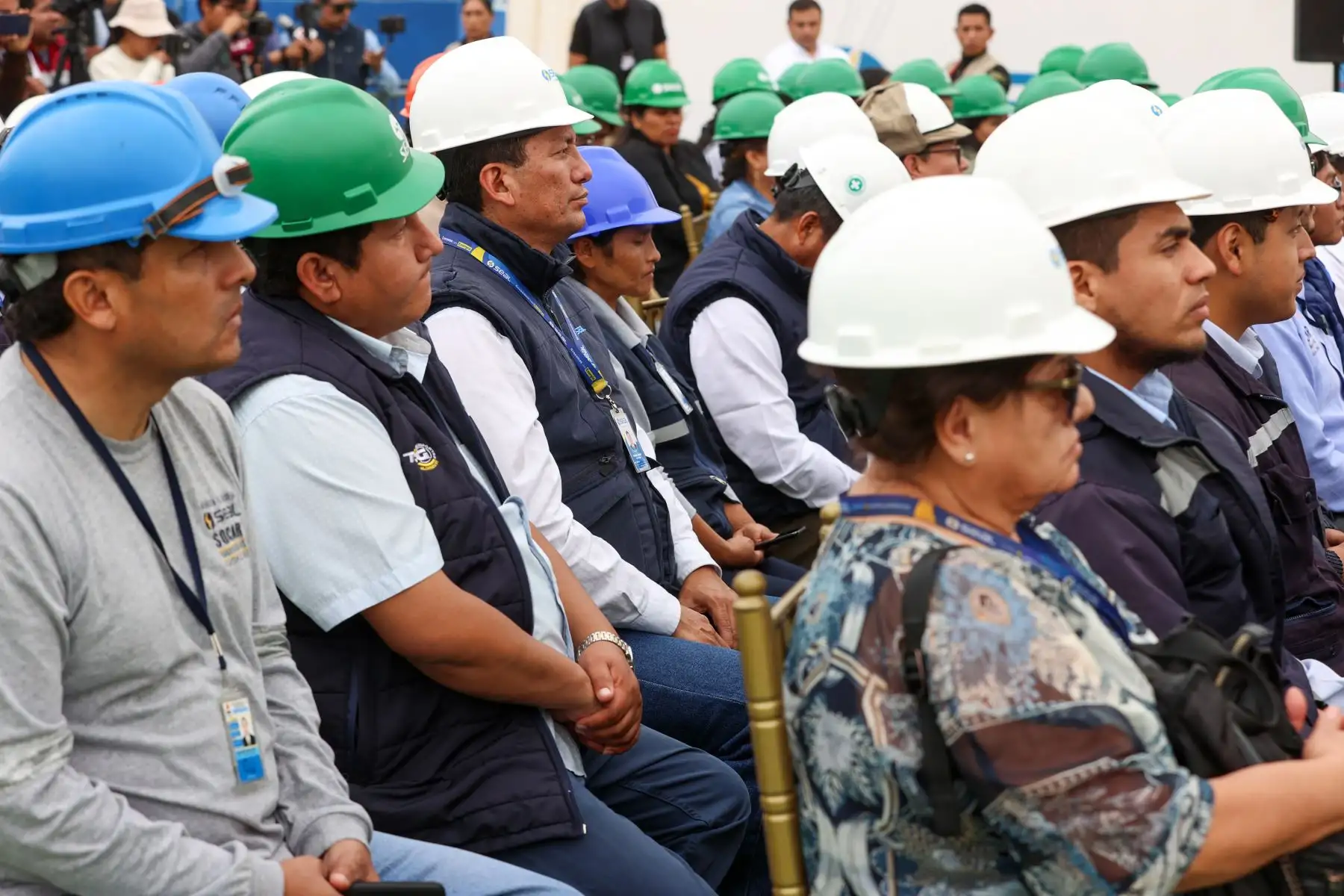 La presidenta de la república, Dina Ercilia Boluarte Zegarra, inaugura la ampliación de la capacidad de transformación de la Subestación La Pampa, en la provincia de Camaná, Arequipa.. Foto: ANDINA/Prensa Presidencia