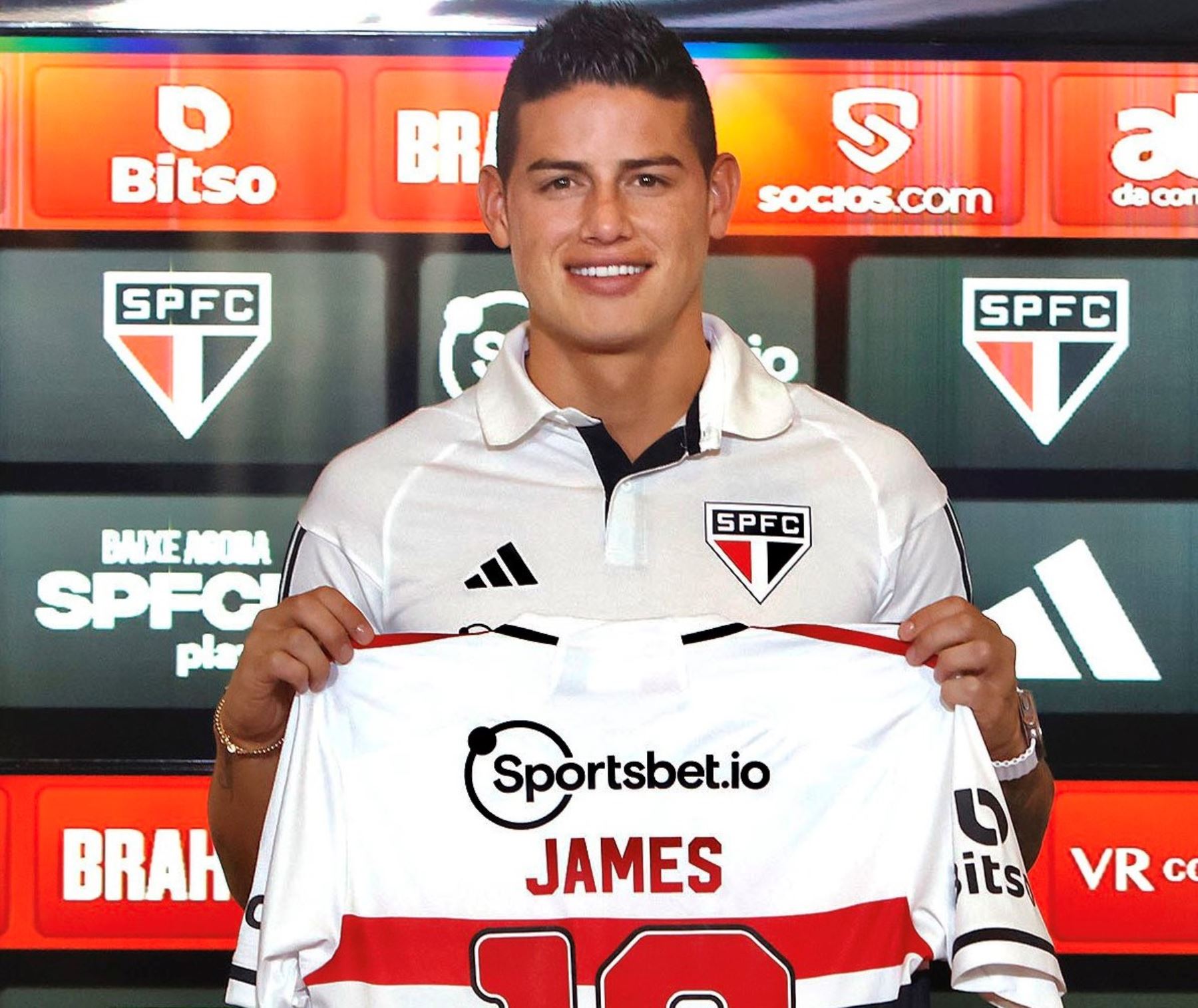 James Rodríguez es el jugador estelar del Sao Paulo