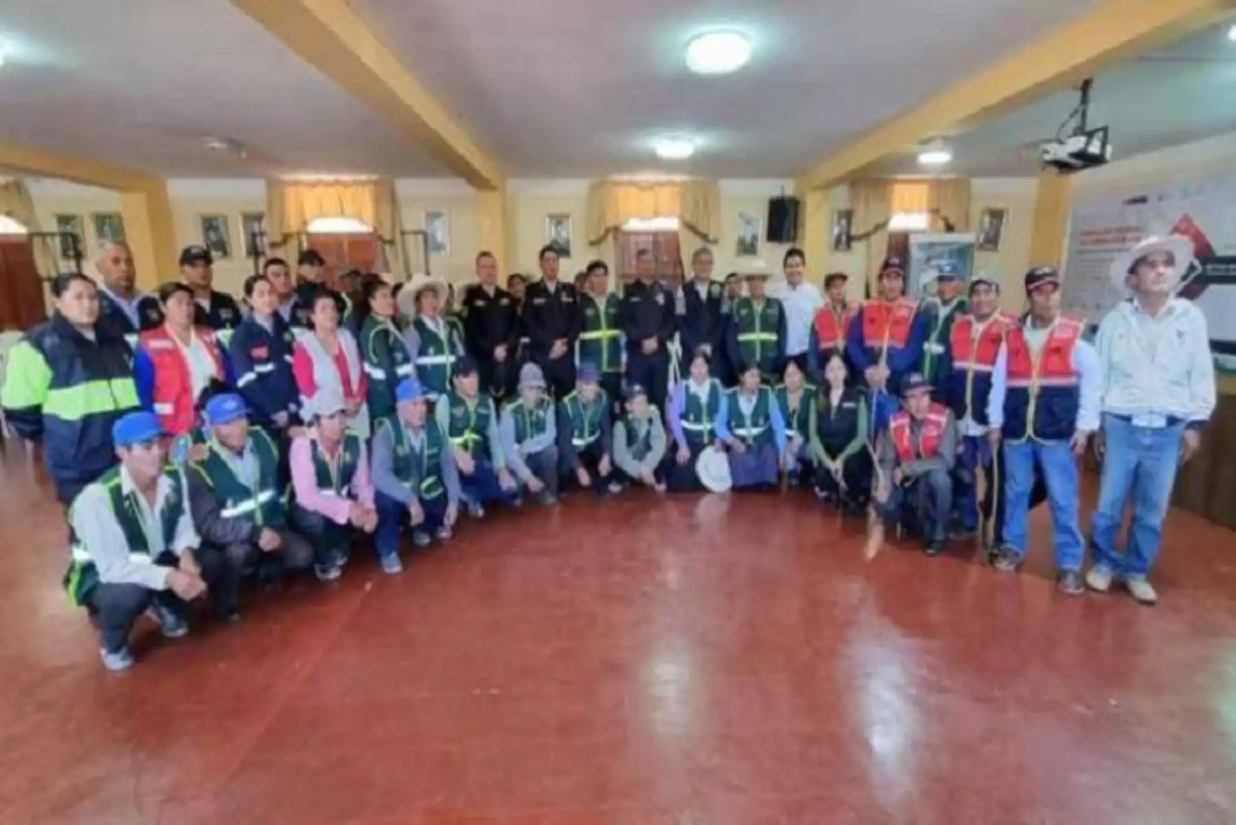 En el taller organizado por el Mininter participaron activamente 56 miembros de las rondas campesinas del distrito de Jesús.