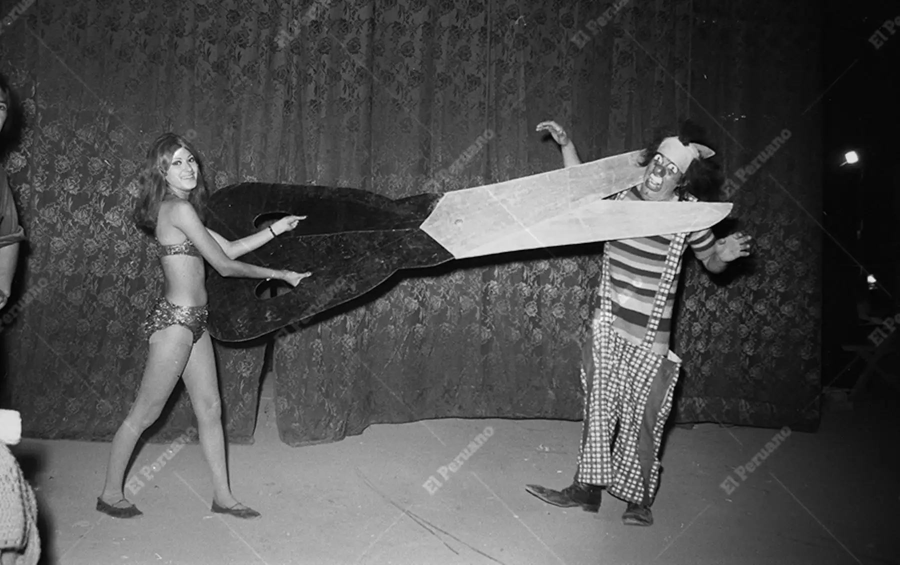 Lima - 28 julio 1975 / Reportaje a los circos por Fiestas Patrias. Foto: Archivo Histórico de El Peruano