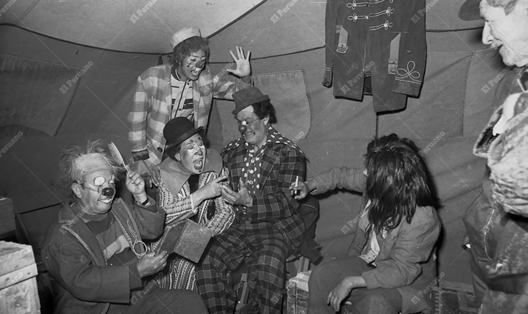 Lima - 28 julio 1975 / Reportaje a los circos por Fiestas Patrias. Foto: Archivo Histórico de El Peruano