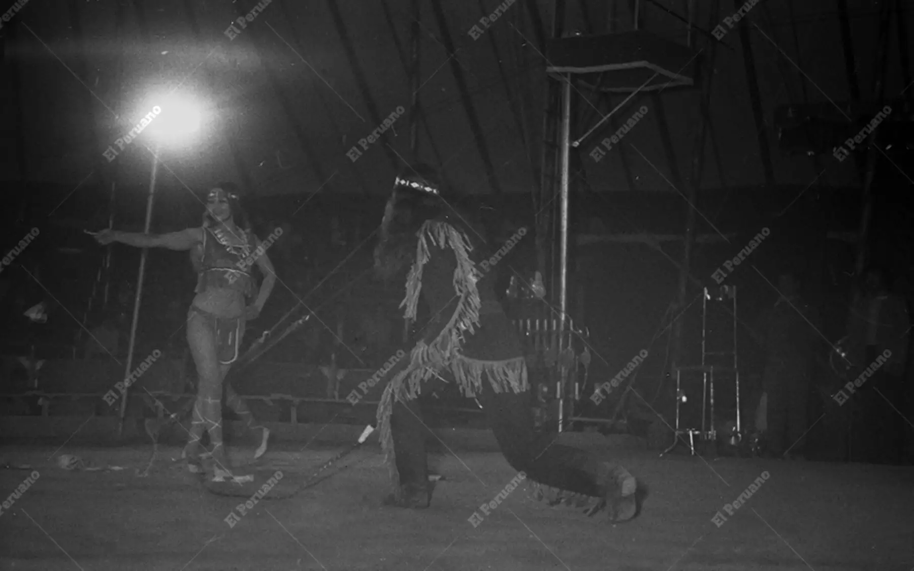 Lima - 28 julio 1975 / Reportaje a los circos por Fiestas Patrias. Foto: Archivo Histórico de El Peruano