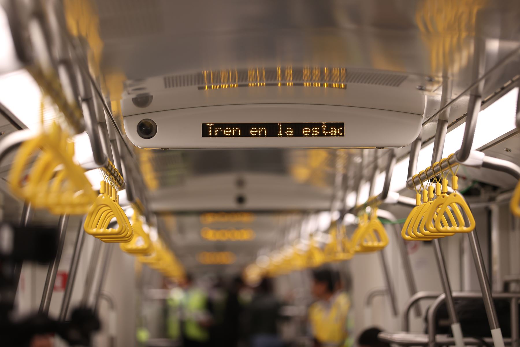 A partir de diciembre y durante tres meses habrá un período de marcha blanca en la Línea 2 del Metro de Lima y Callao, que consistirá en permitir viajar a los ciudadanos de manera gratuita. Lima: ANDINA/Juan Carlos Guzmán.
