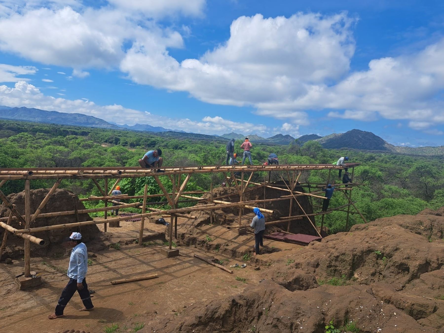 Una partida de más de 6 millones de soles recibió el Gobierno Regional de Lambayeque para realizar trabajos de protección del patrimonio arqueológico y museos de esa región ante el anunciado de lluvias por El Niño global. ANDINA/Difusión