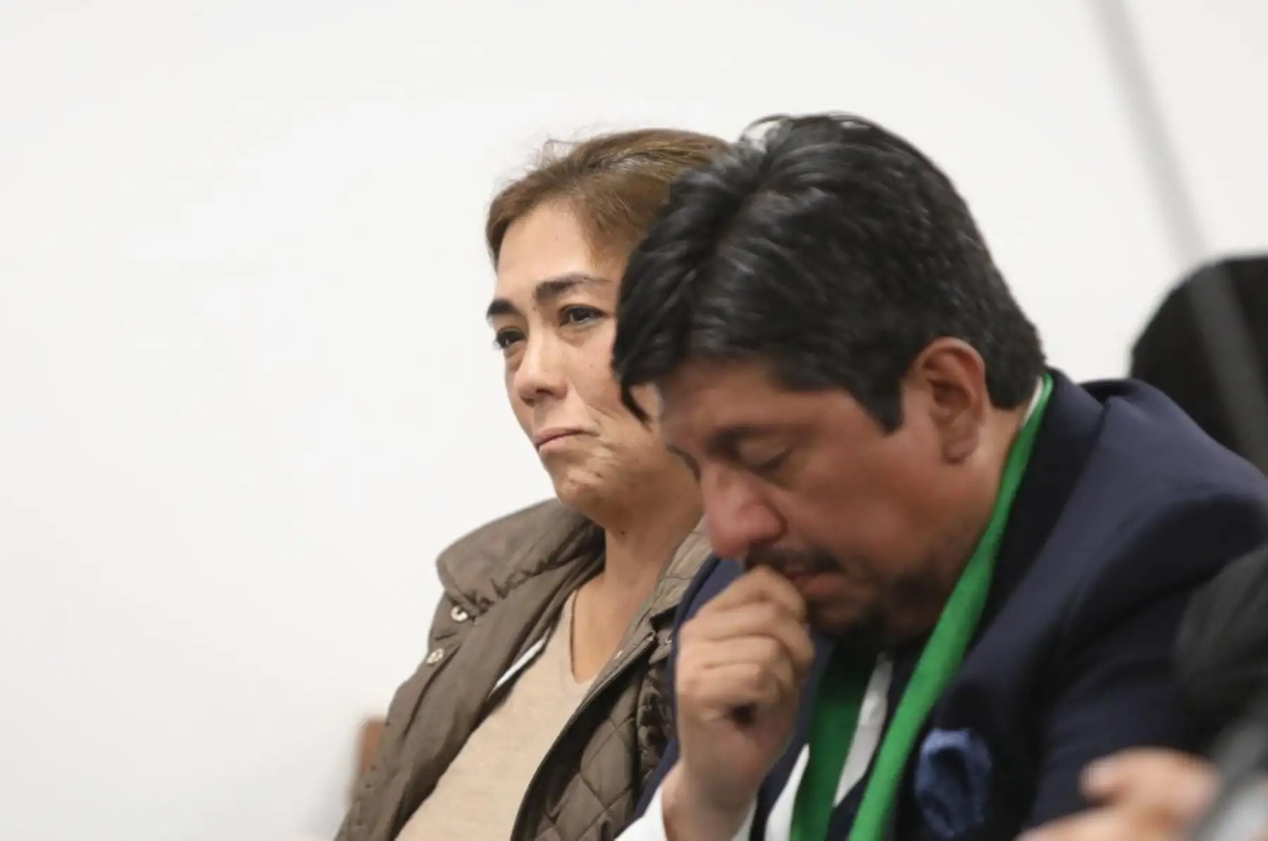 El juez Raúl Justiniano, del Octavo Juzgado de Investigación Preparatoria, anuncia la resolución para resolver el pedido pedido fiscal de 36 meses de prisión preventiva para la empresaria Sada Goray, el periodista Mauricio Fernandini y otros investigados.
Foto: ANDINA/Pode Judicial