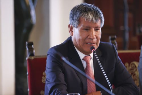 Wilfredo Oscorima, gobernador regional de Ayacucho. ANDINA/Prensa Presidencia