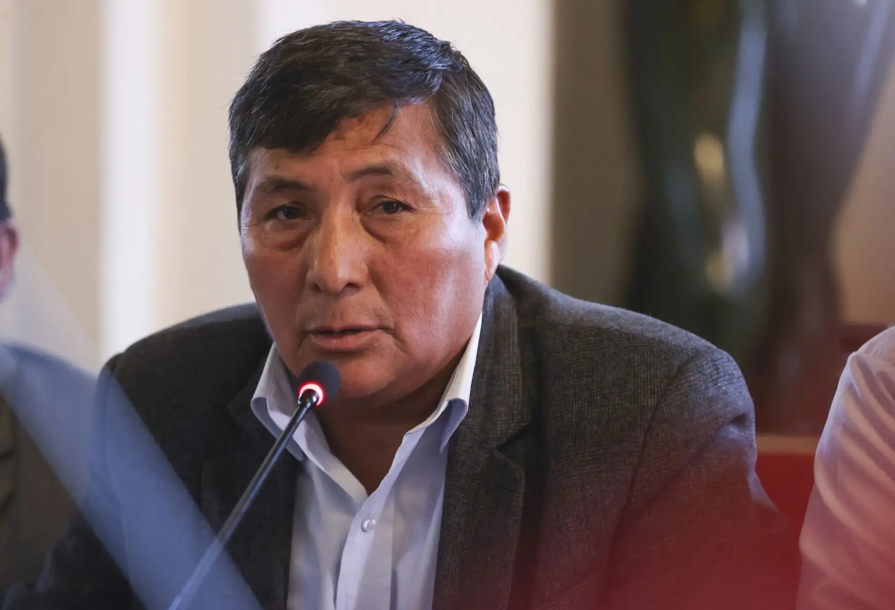 Presidenta Dina Boluarte se reunió con el gobernador regional de Ayacucho, Wilfredo Oscorima, y alcaldes de la provincia de Parinacochas. Foto:ANDINA//Prensa Presidencia