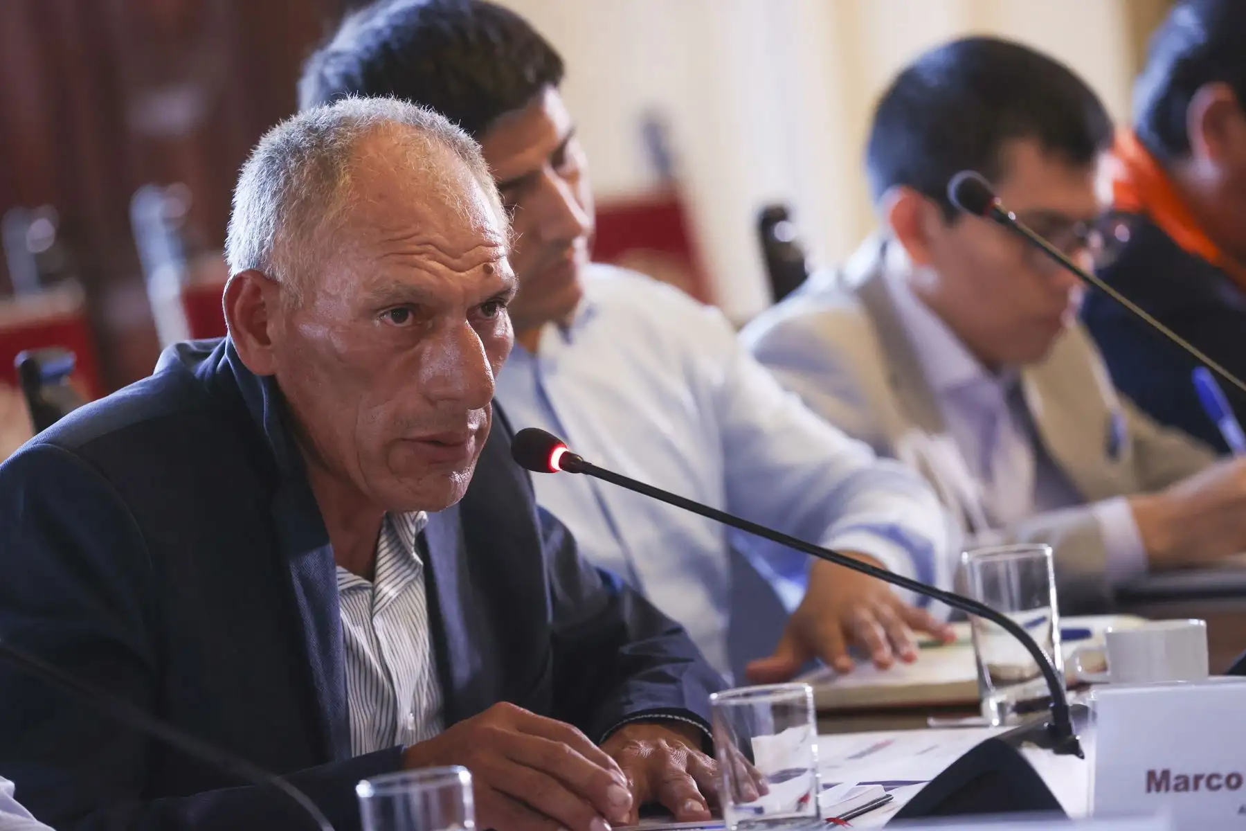 Presidenta Dina Boluarte se reunió con el gobernador regional de Ayacucho, Wilfredo Oscorima, y alcaldes de la provincia de Parinacochas. Foto:ANDINA//Prensa Presidencia