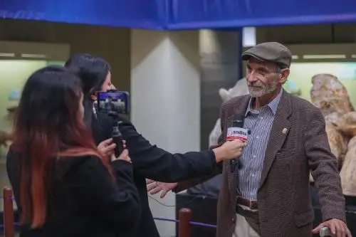 Mario Urbina asegura que se encuentra bien y revela un nuevo descubrimiento. Esta vez en un acantilado de la provincia de Nasca. Foto: ANDINA/Andrés Valle