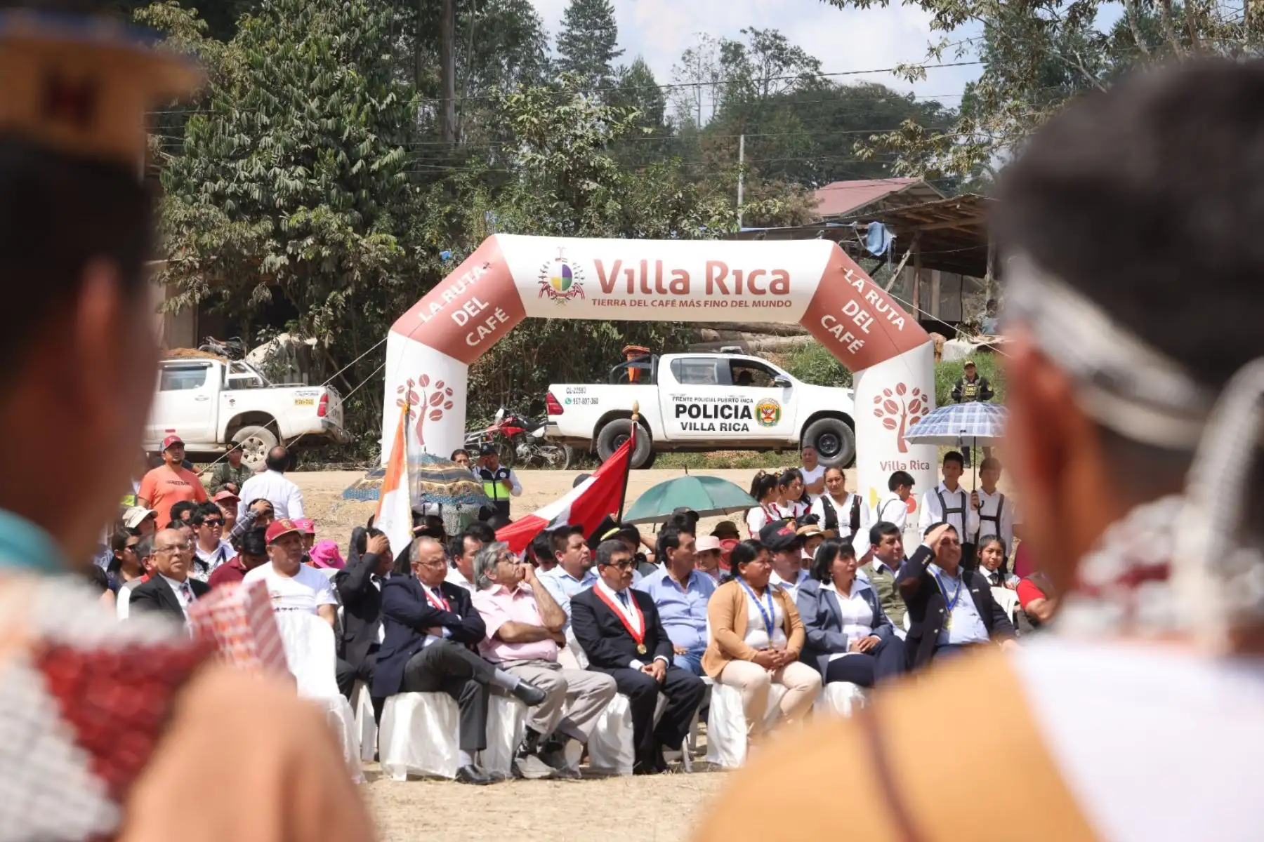 El ministro de Justicia y Derechos Humanos, Daniel Maurate , hizo  entrega en asignación de uso temporal, a través del Programa Nacional de Bienes Incautados (PRONABI), el predio denominado “Sanma” en favor de la Universidad Nacional Mayor de San Marcos (UNMSM) en Villa Rica.
Foto: MINJUSDH