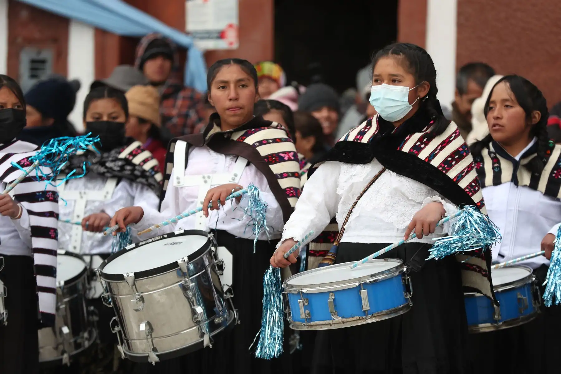 En la Plaza de Armas de Junín se realizan pasacalles, bailes y escenificaciones históricas de la gesta independentista del Perú como parte de las celebraciones previas a conmemorarse la Batalla de Junín el 6 de agosto. Foto: ANDINA/Daniel Bracamonte