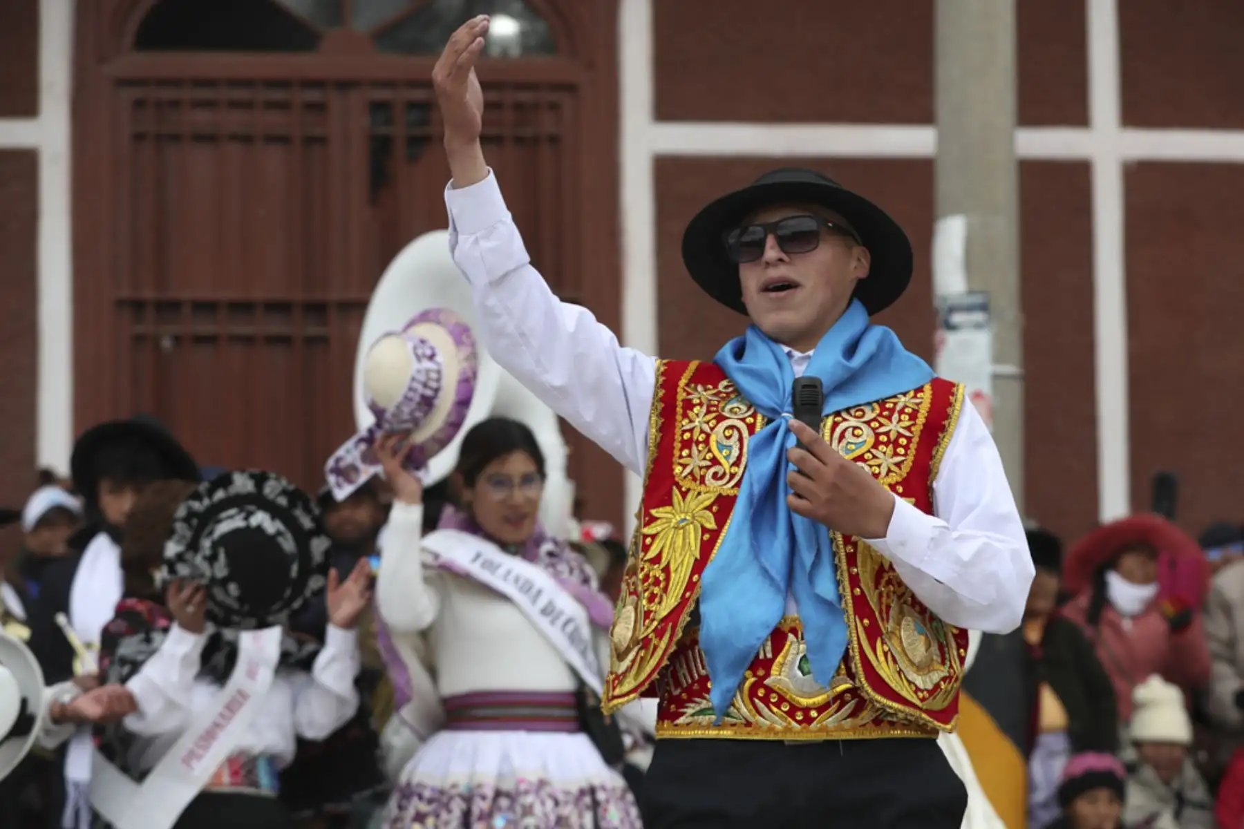 En la Plaza de Armas de Junín se realizan pasacalles, bailes y escenificaciones históricas de la gesta independentista del Perú como parte de las celebraciones previas a conmemorarse la Batalla de Junín el 6 de agosto. Foto: ANDINA/Daniel Bracamonte