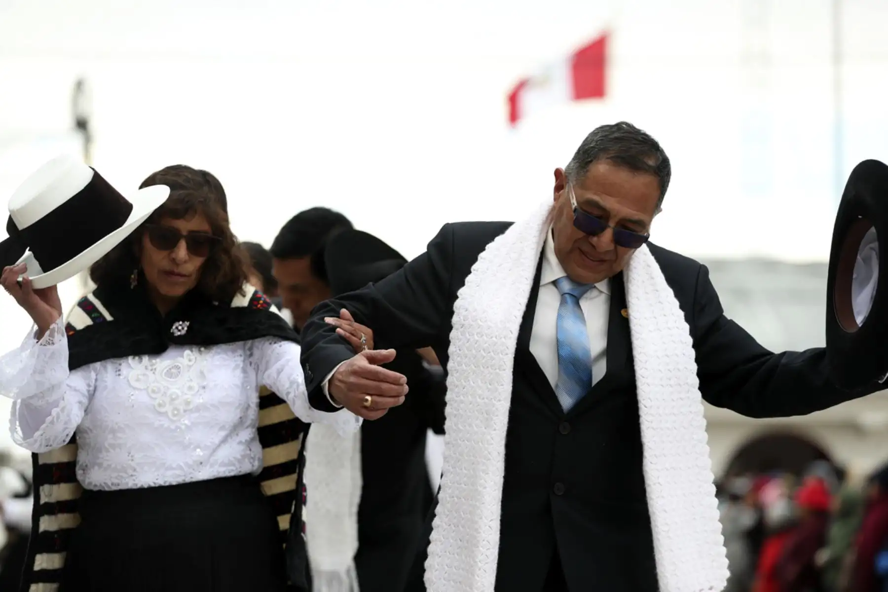 En la Plaza de Armas de Junín se realizan pasacalles, bailes y escenificaciones históricas de la gesta independentista del Perú como parte de las celebraciones previas a conmemorarse la Batalla de Junín el 6 de agosto. Foto: ANDINA/Daniel Bracamonte
