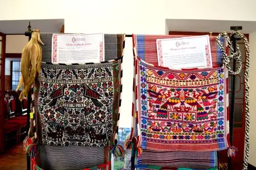La alforja chotana, tradicional prenda de los pobladores de la provincia de Chota, región Cajamarca, inicia camino para ser reconocida como Patrimonio Cultural de la Nación.