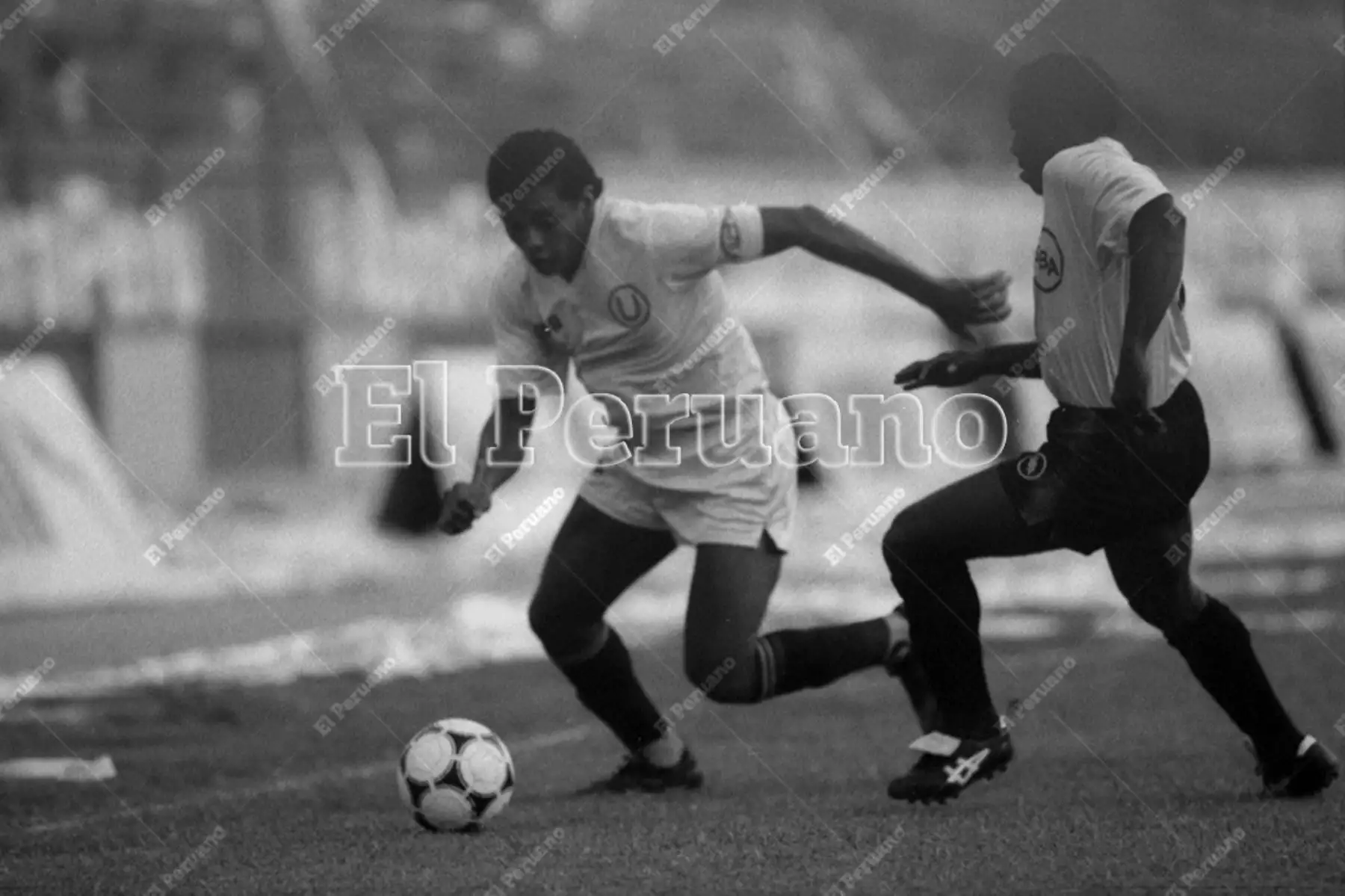 Lima - 3 febrero 1992 / Universitario de Deportes se coronó campeón nacional de fútbol al vencer 4-2 al Sport Boys del Callao en el Estadio Nacional. Foto: Archivo Histórico de El Peruano