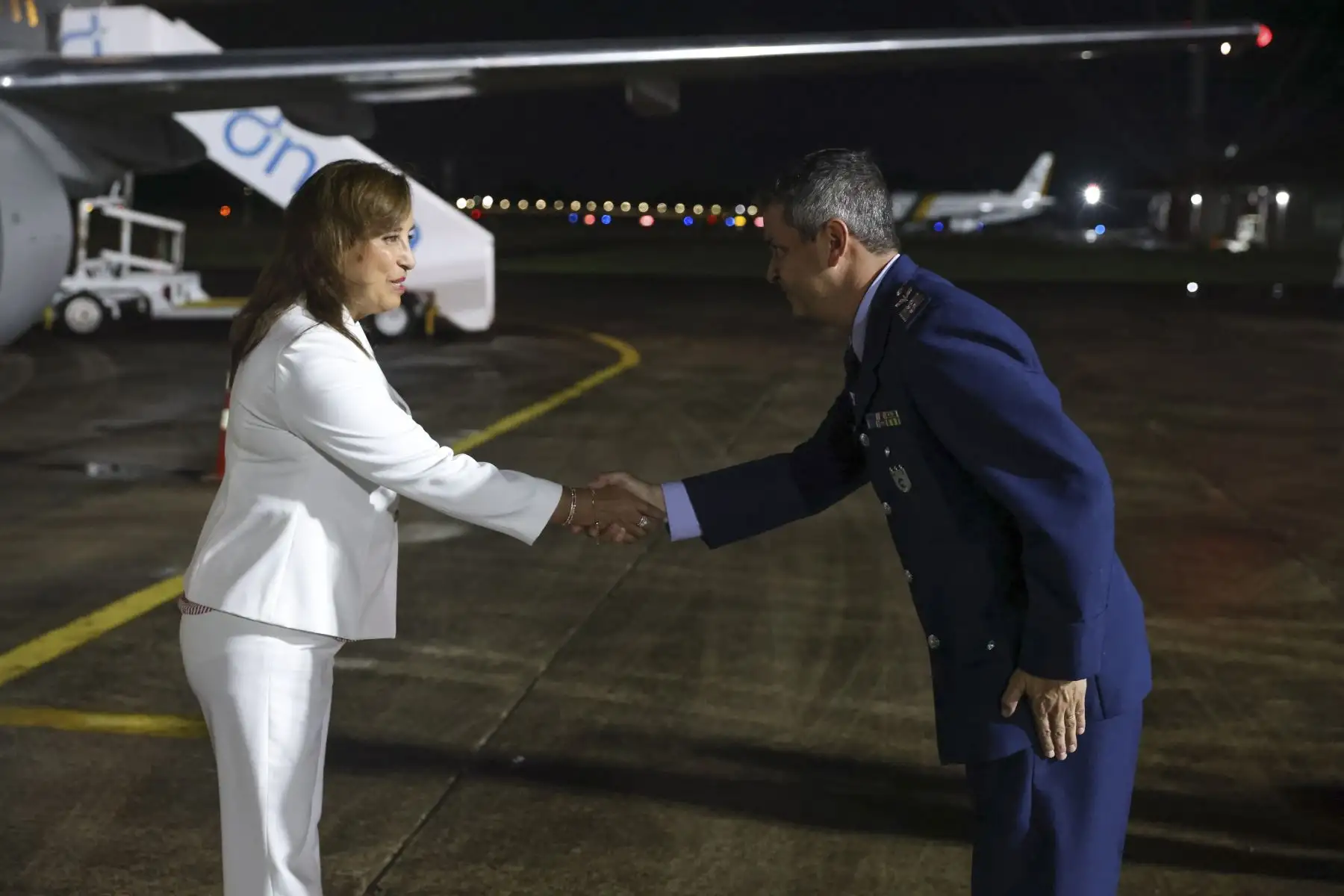 Presidenta Dina Boluarte llega a la ciudad de Belém do Pará (Brasil) para participar de la IV Reunión de Presidentes de los Estados partes en el Tratado de Cooperación Amazónica (TCA)