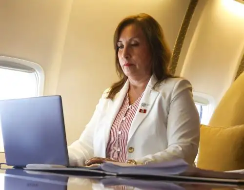 Presidenta Boluarte despacha de manera remota desde Belém do Pará, Brasil.
