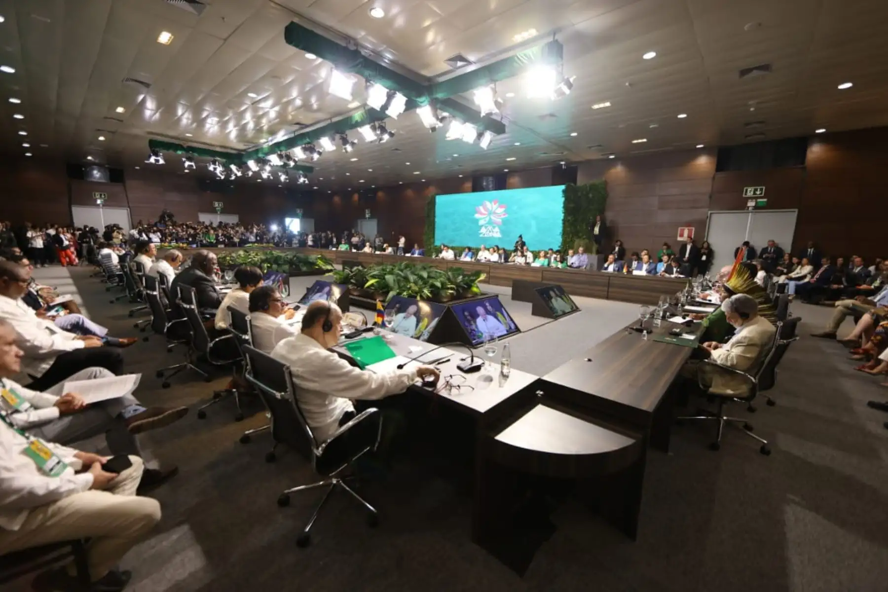 Se inicia la reunión de presidentes de los países signatarios del TCA, con la participación de la presidenta de la república, Dina Ercilia Boluarte. Foto: ANDINA/Prensa Presidencia