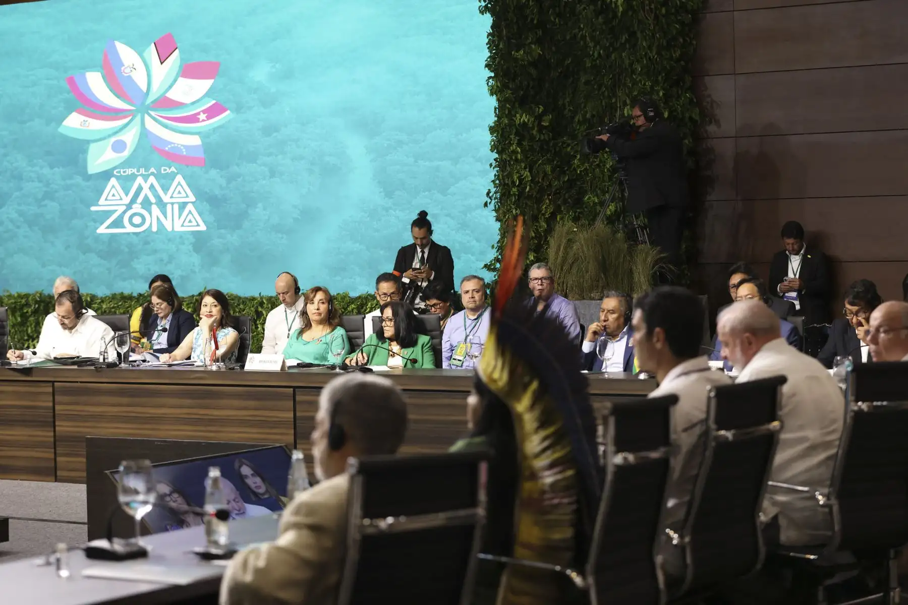 Presidenta de la república, Dina Boluarte llega a la sede de la IV Reunión de Presidentes de los Estados partes en el Tratado de Cooperación Amazónica. Foto: ANDINA/ Prensa Presidencia