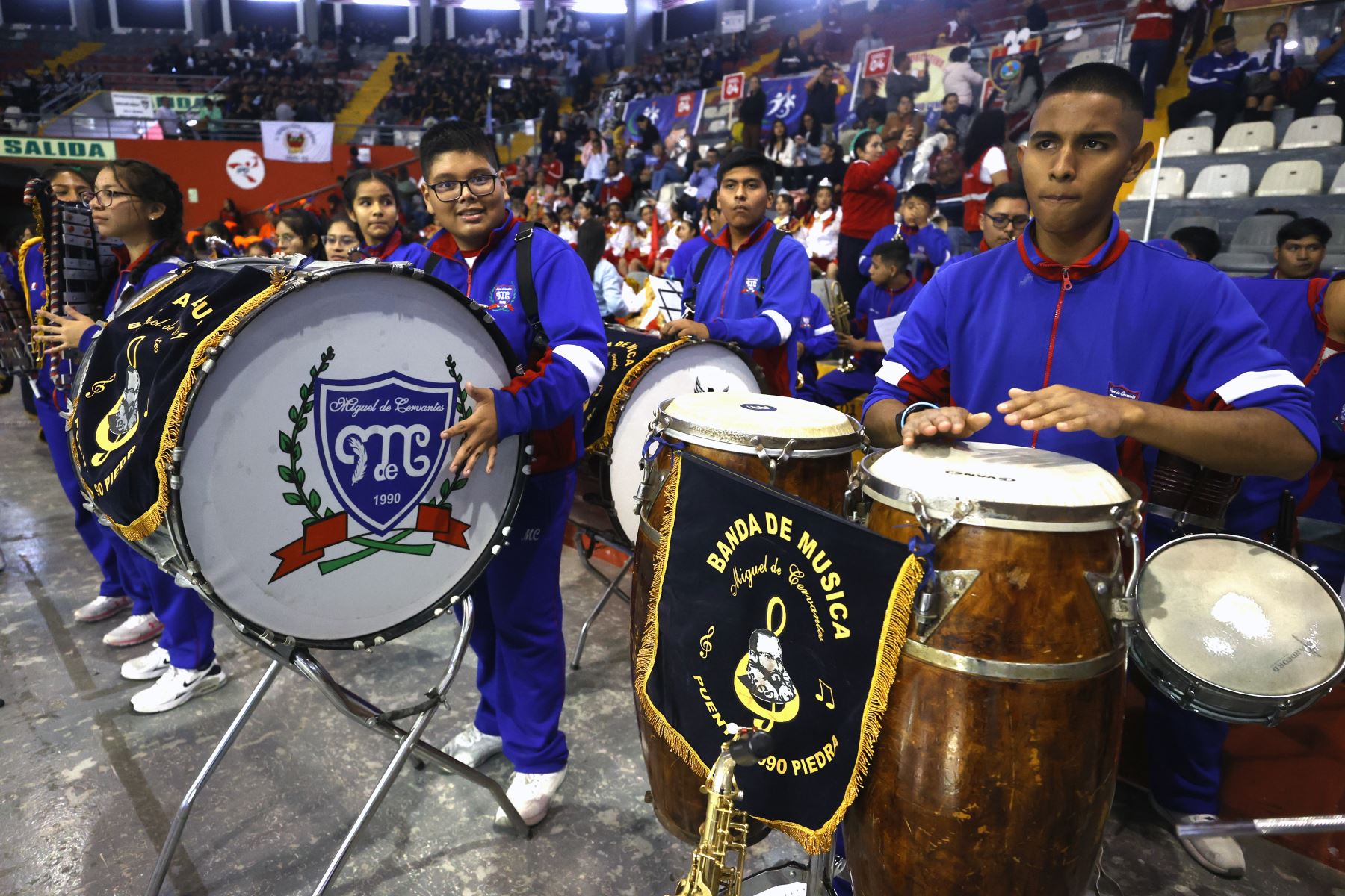 En un ambiente de fiesta se inauguró hoy, en el coliseo Eduardo Dibós de San Borja, la etapa regional de los Juegos Deportivos Escolares y Paradeportivos (JDEPA) 2023. Foto: ANDINA/Vidal Tarqui