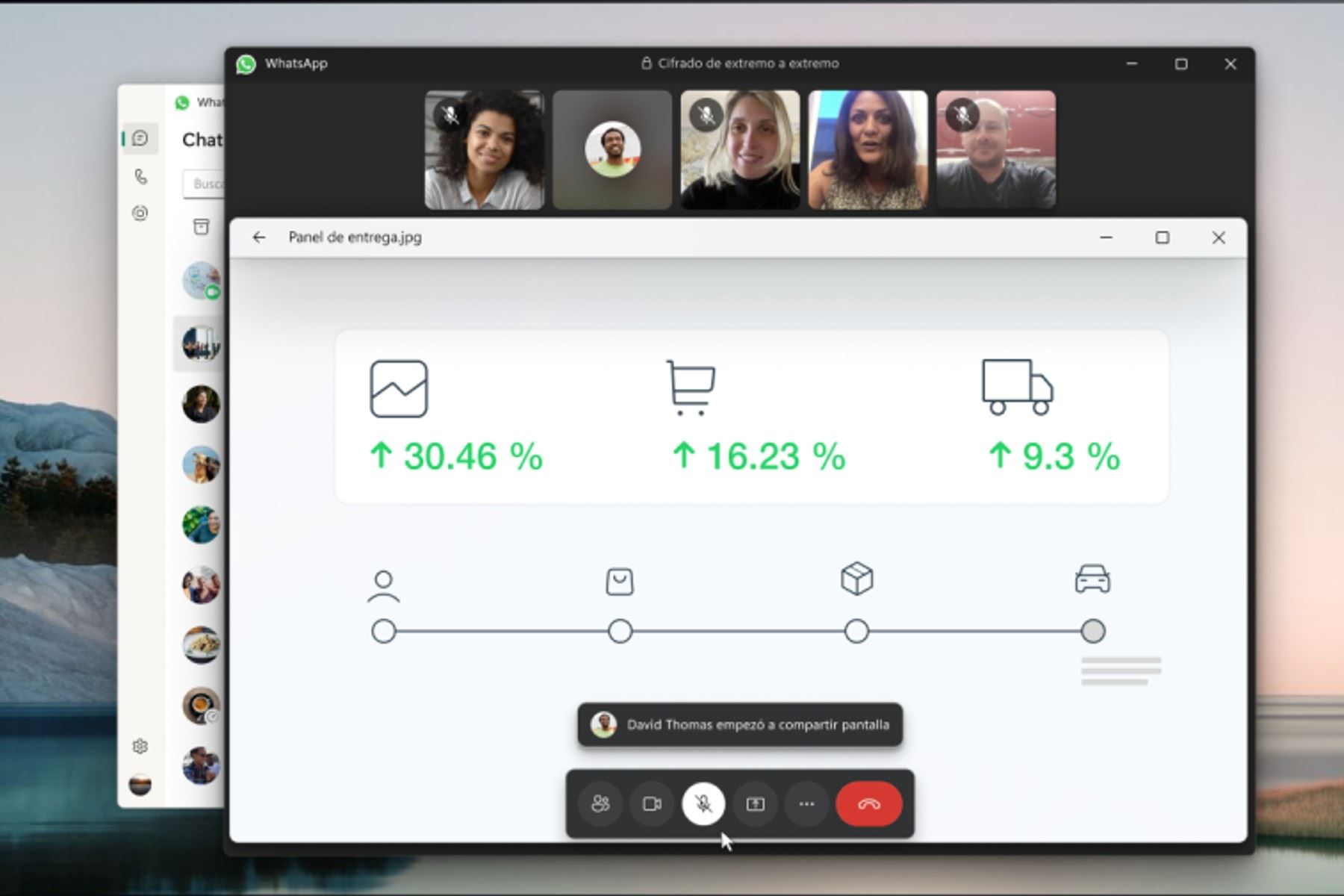 La nueva función de WhatsApp te permite compartir tu pantalla en directo durante la llamada.