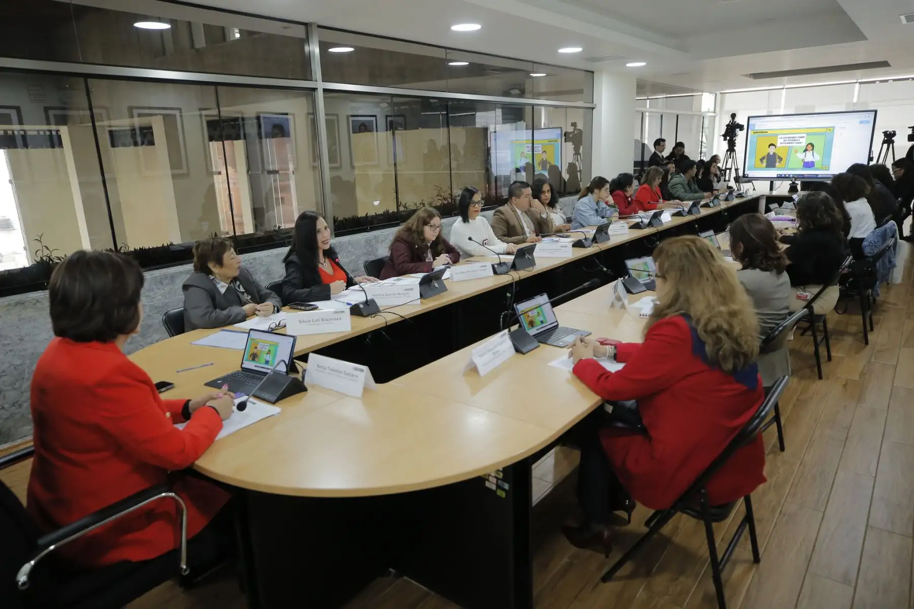 Con el objetivo de generar una intervención que contribuya con el 
trabajo en contra del hostigamiento sexual entre jóvenes alumnos de 
universidades, el Ministerio de la Mujer y Poblaciones Vulnerables 
(MIMP) pone en marcha el curso virtual denominado “Previniendo el 
hostigamiento sexual en la universidad”, una iniciativa para trabajar 
con estudiantes de universidades públicas y privadas en todo el país y 
desarrollar una propuesta que promueva la prevención del hostigamiento 
sexual.
Foto: ANDINA/MIMP
