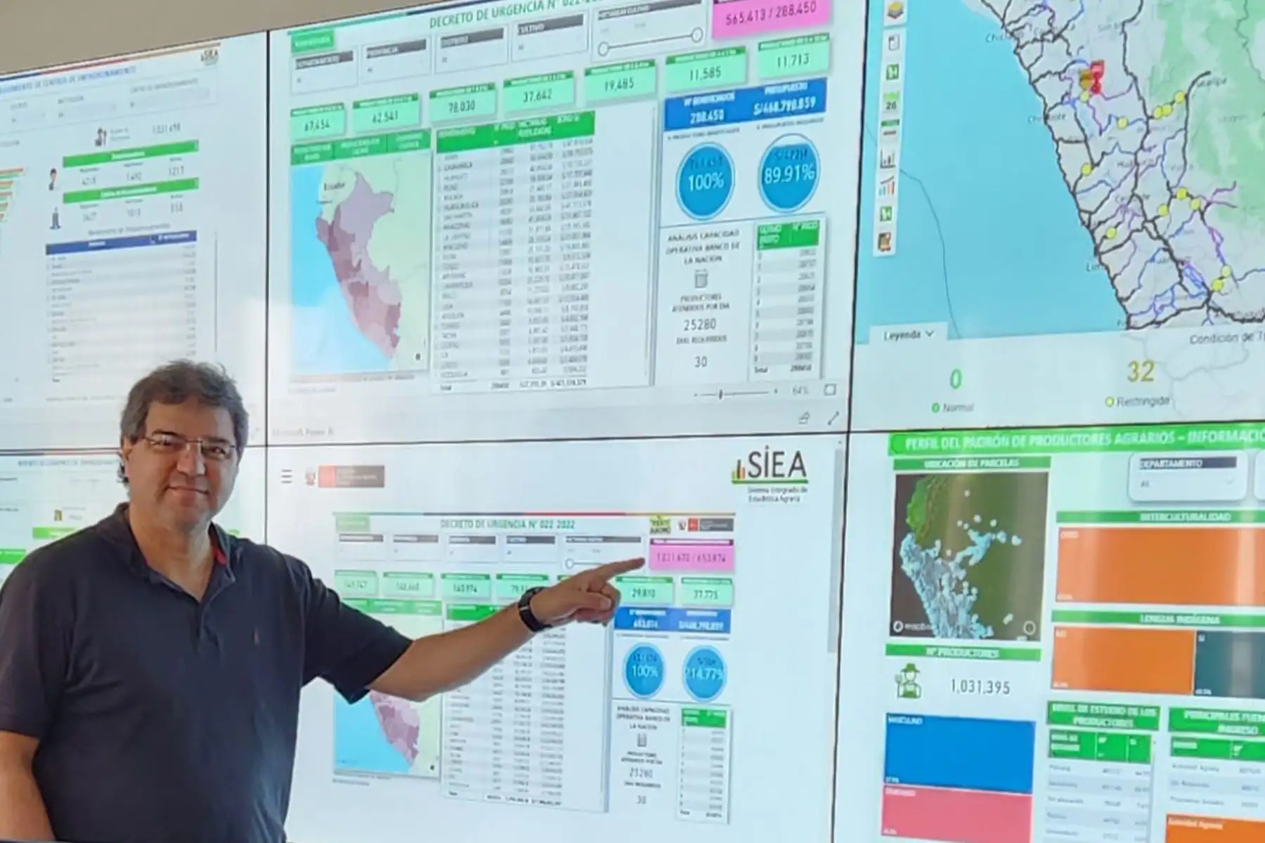 Se han introducido modernas plataformas de análisis territorial basadas en datos satelitales tanto mensuales como diarios. Foto: ANDINA/difusión.