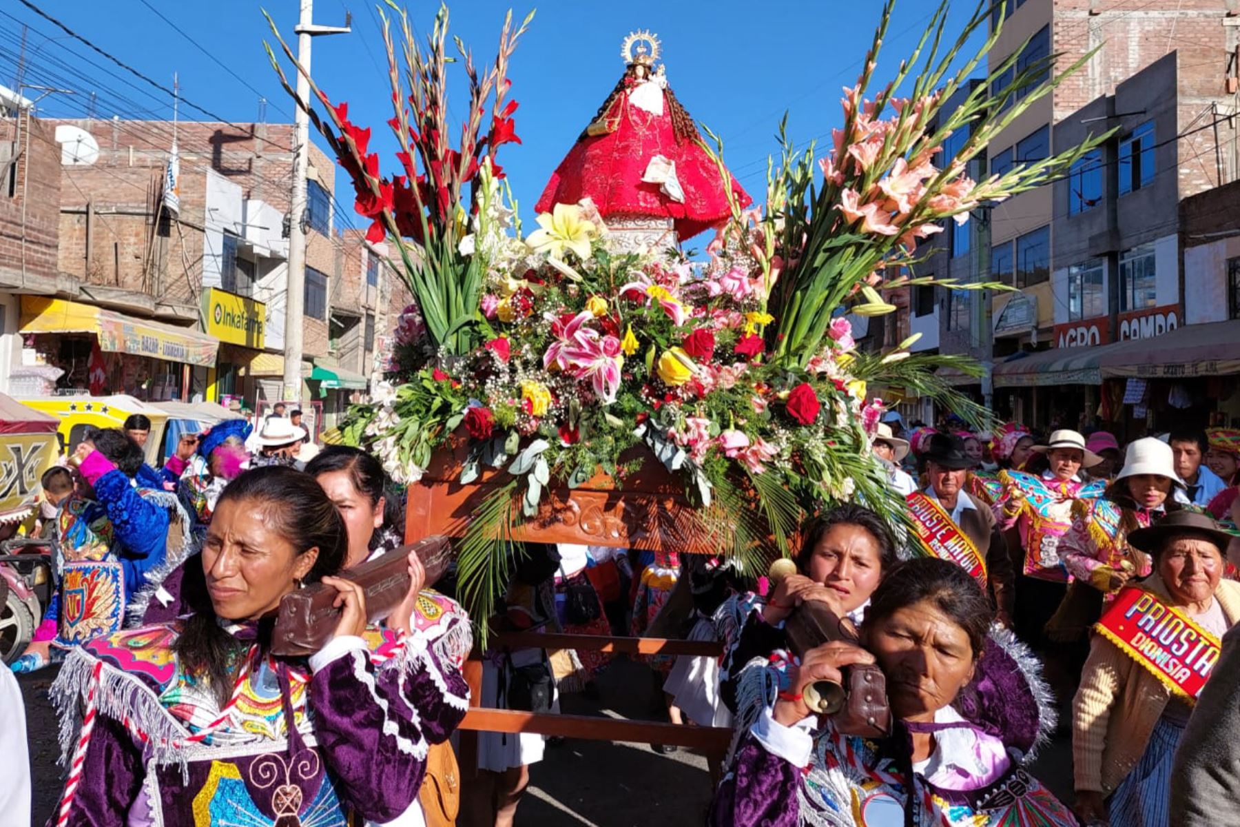 La festividad en honor a la Virgen de Cocharcas en el Valle del Mantaro se manifiesta como una de las más apoteósicas y multitudinarias del Perú. ANDINA/Difusión