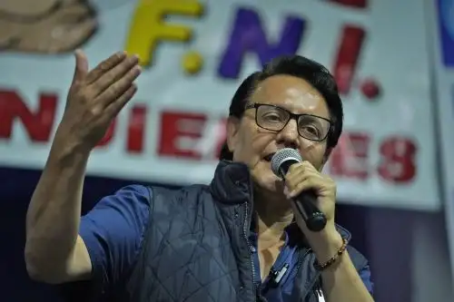 El asesinato del candidato presidencial Fernando Villavicencio conmocionó a Ecuador. Foto: EFE