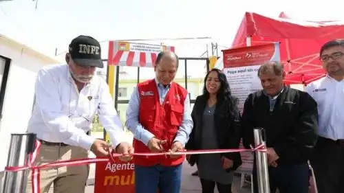 Ministro Daniel Maurate inaugura primer módulo de agente Multired del Banco de la Nación en el penal de Arequipa