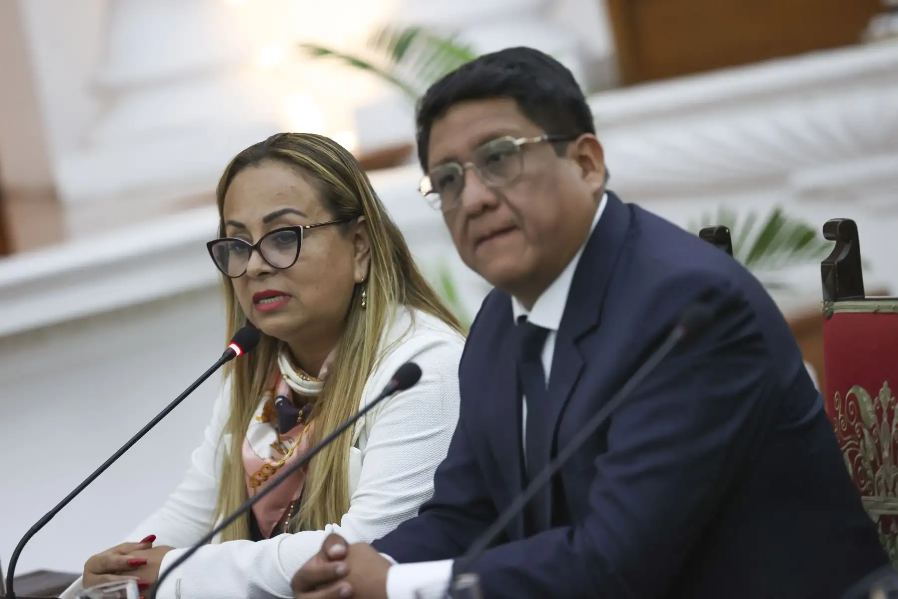 Presidenta de la República Dina Ercilia Boluarte Zegarra se reunió con pescadores y armadores artesanales, en Palacio de Gobierno.
Foto: ANDINA/Presidencia Perú