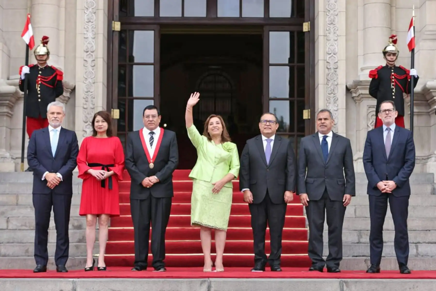 Dina Ercilia Boluarte Zegarra, presidenta de la república, participa en Ceremonia de presentación de la presidencia pro tempore del Perú de la Alianza del Pacífico. Foto: ANDINA/ Prensa Presidencia