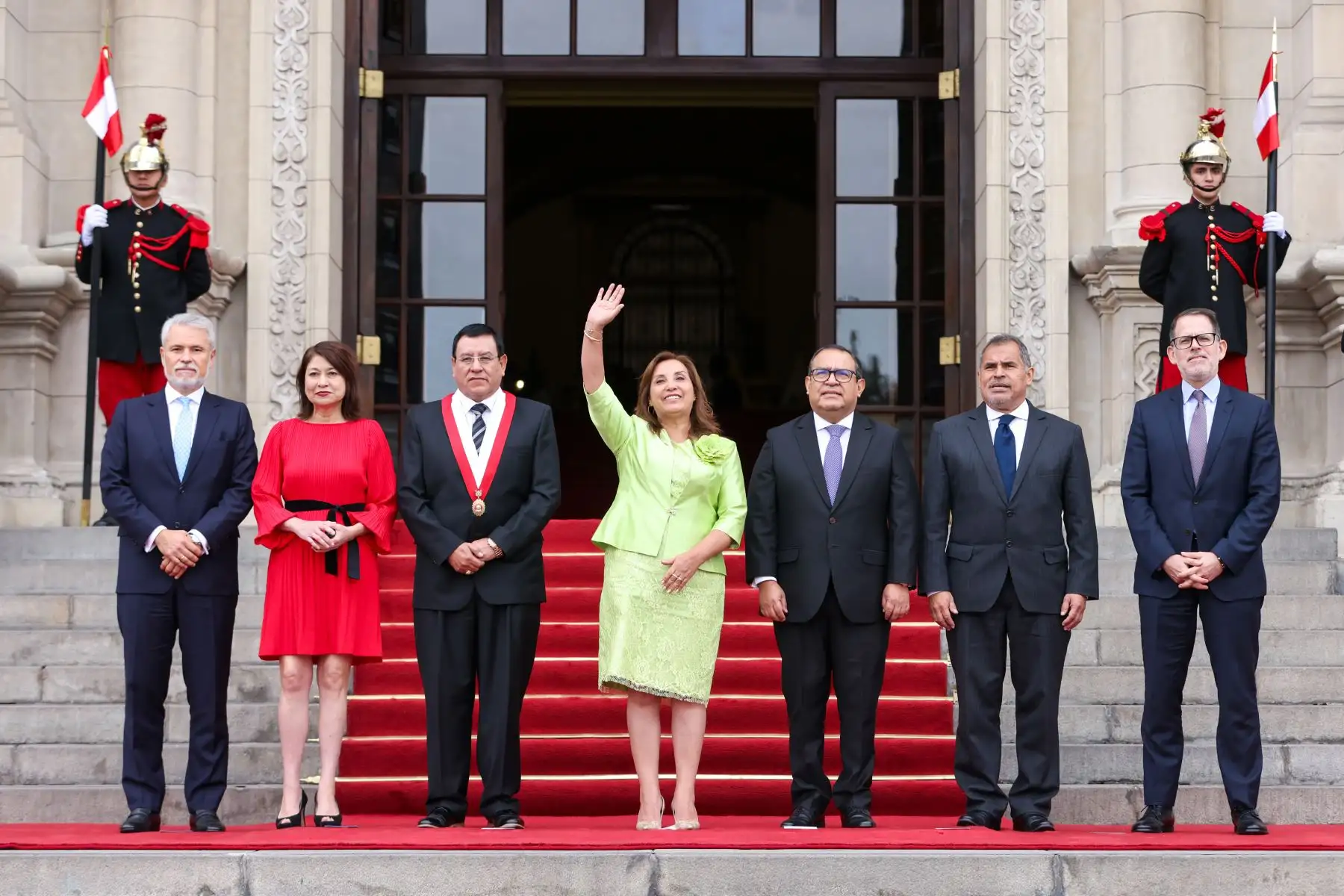 Presidenta de la república, Dina Boluarte lidera ceremonia de presentación de la presidencia pro tempore del Perú de la Alianza del Pacífico. Foto:ANDINA/prensa Presidencia