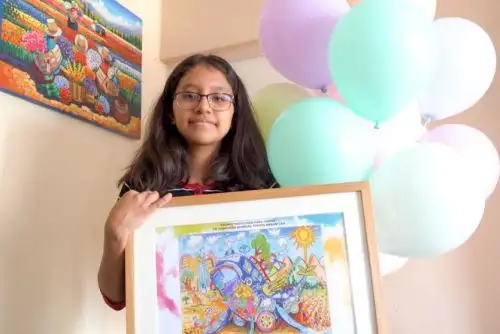 Lorena Anicama López ha llevado al Perú a un lugar de honor con su inspiradora obra resalta la importante relación entre el arte y la movilidad sostenible.