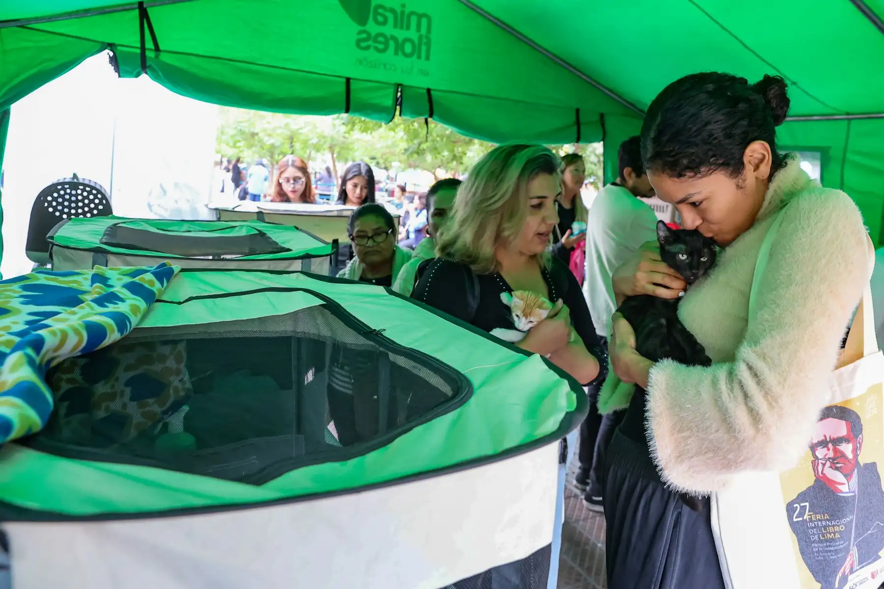 En este Gato Fest Kennedy, el municipio busca promover una cultura de adopción responsable de los gatos del emblemático parque, así como frenar su abandono y el maltrato animal. Aquellos que acudan a esta fería podrán interactuar con diferentes felinos gracias al apoyo de las asociaciones de voluntarios “Michis Kennedy” y “Ala Michi” así como participar de diferentes actividades durante los tres días de duración de este evento.
Foto: ANDINA/Andrés Valle
