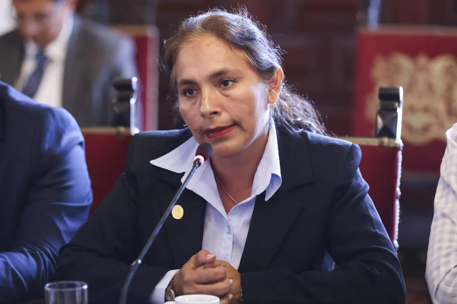 Presidenta Dina Ercilia Boluarte Zegarra sostiene reunión con gobernador regional y alcaldes de Lambayeque en Palacio de Gobierno. Foto: ANDINA/Prensa Presidencia