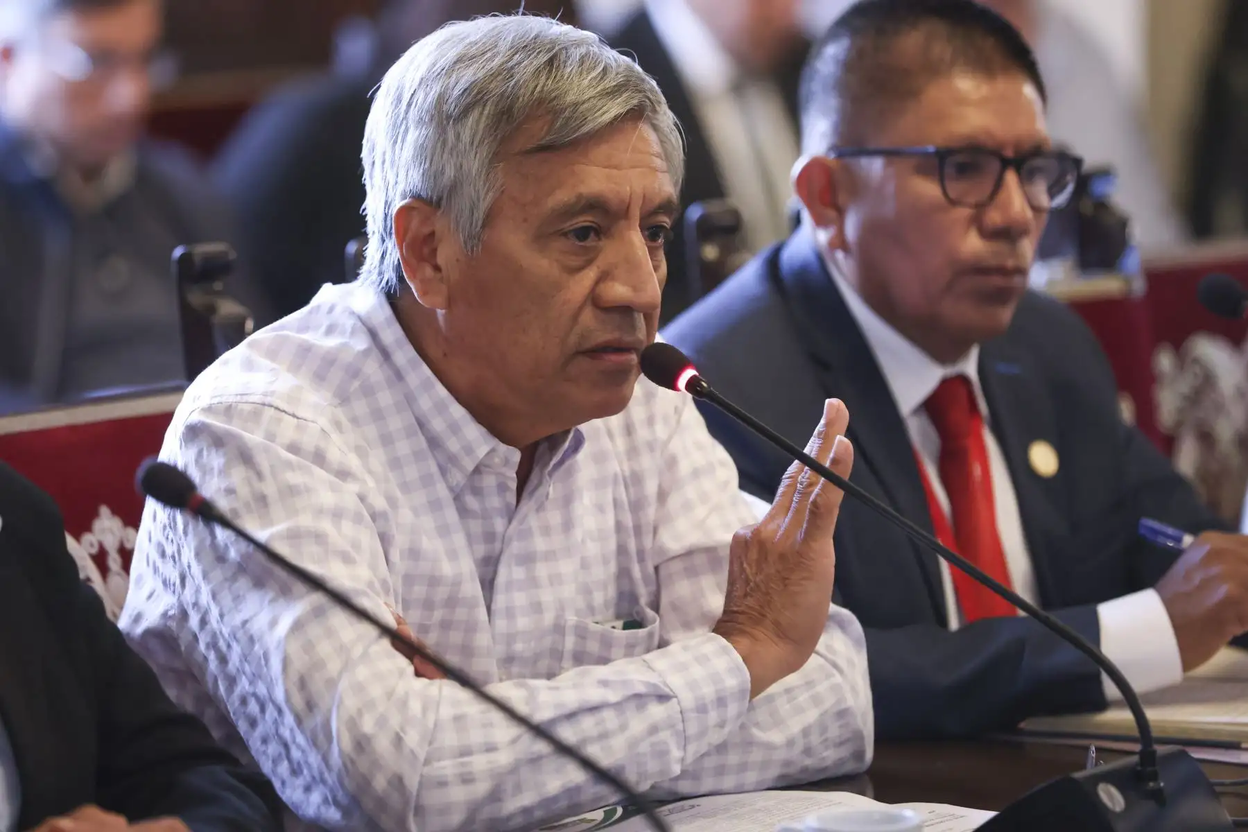 Presidenta Dina Ercilia Boluarte Zegarra sostiene reunión con gobernador regional y alcaldes de Lambayeque en Palacio de Gobierno. Foto: ANDINA/Prensa Presidencia