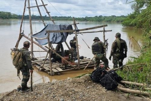 Combate a la minería ilegal en la selva peruana. ANDINA/Difusión