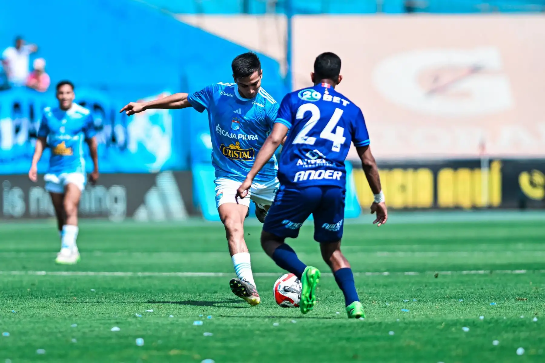 Cristal golea 3-0 a Deportivo Garcilaso en el estadio Alberto Gallardo.

Foto: @ClubSCristal