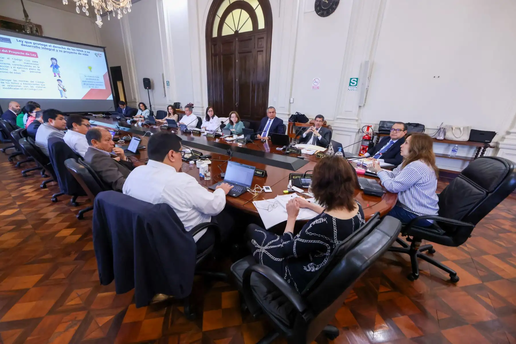 Presidenta de la república, Dina Ercilia Boluarte Zegarra, lidera sesión del Consejo de Ministros.
Foto: ANDINA/Prensa Presidencia